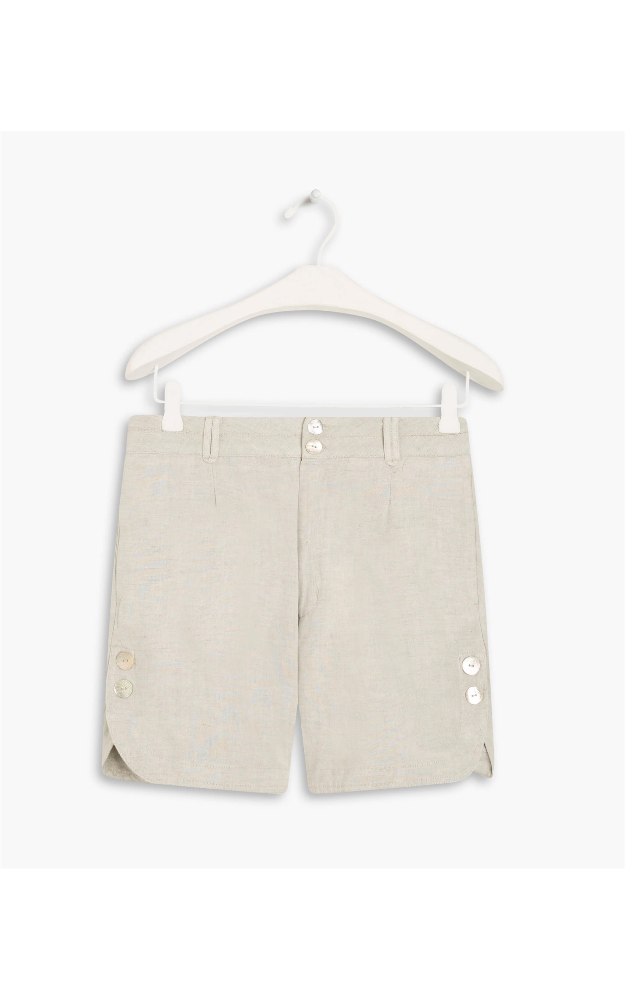 Short Linho  Pipa Prata