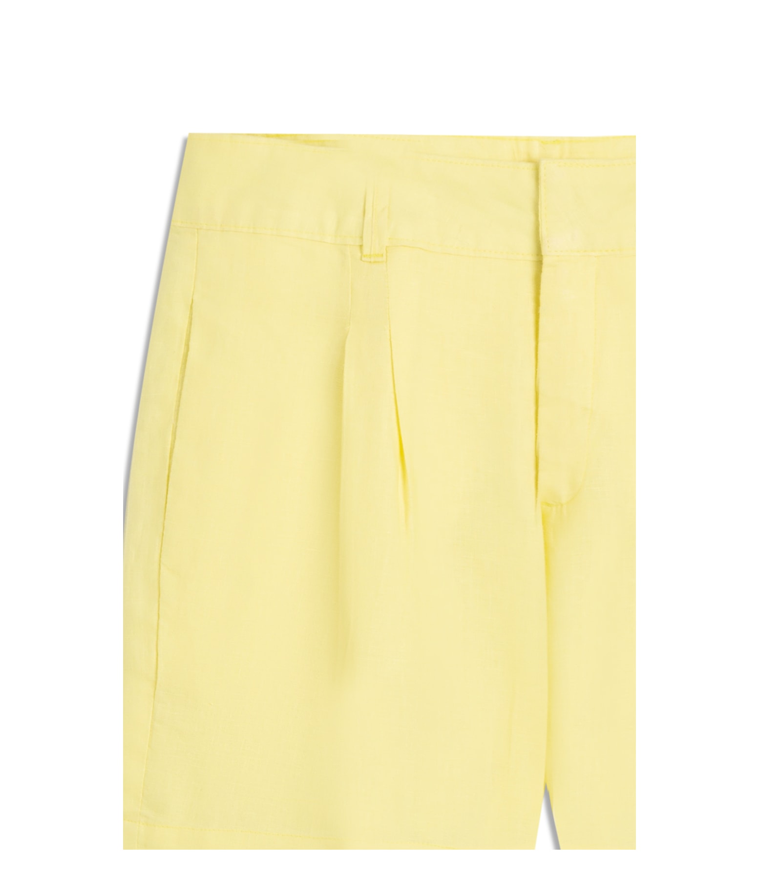 Short Linho  Puebla Amarelo