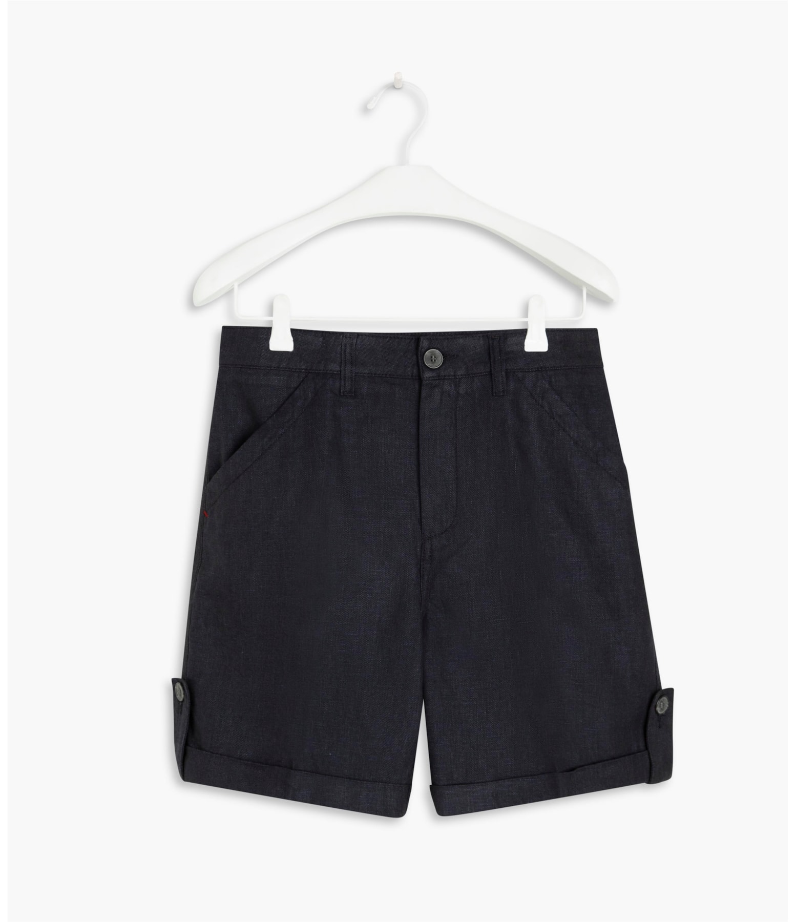 Short Linho  Ribbon Marinho