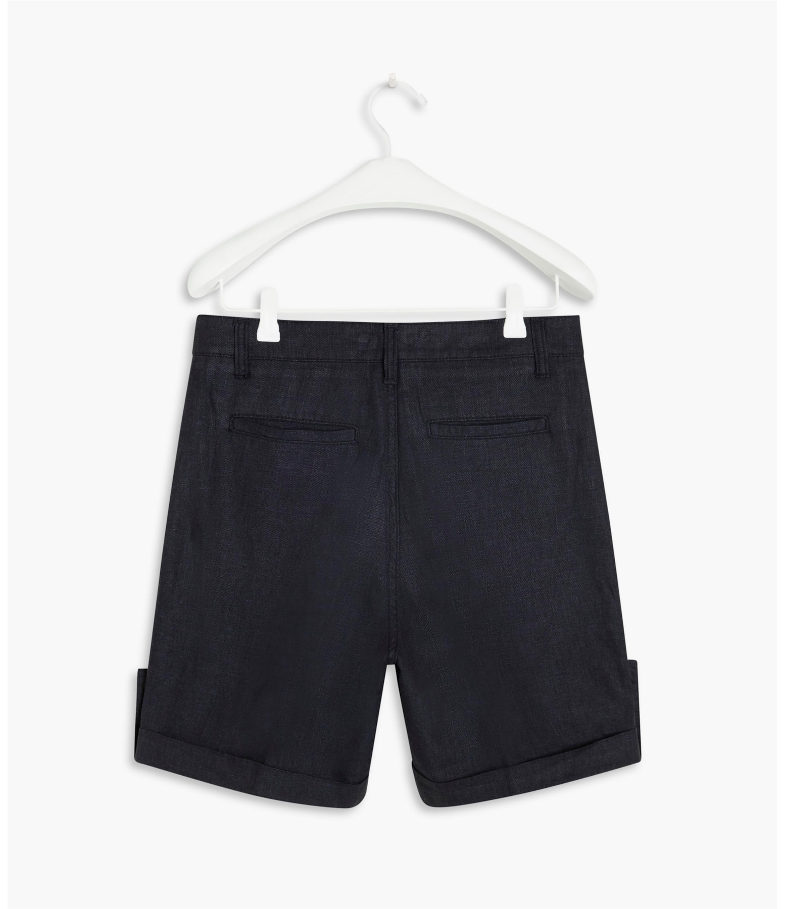 Short Linho  Ribbon Marinho