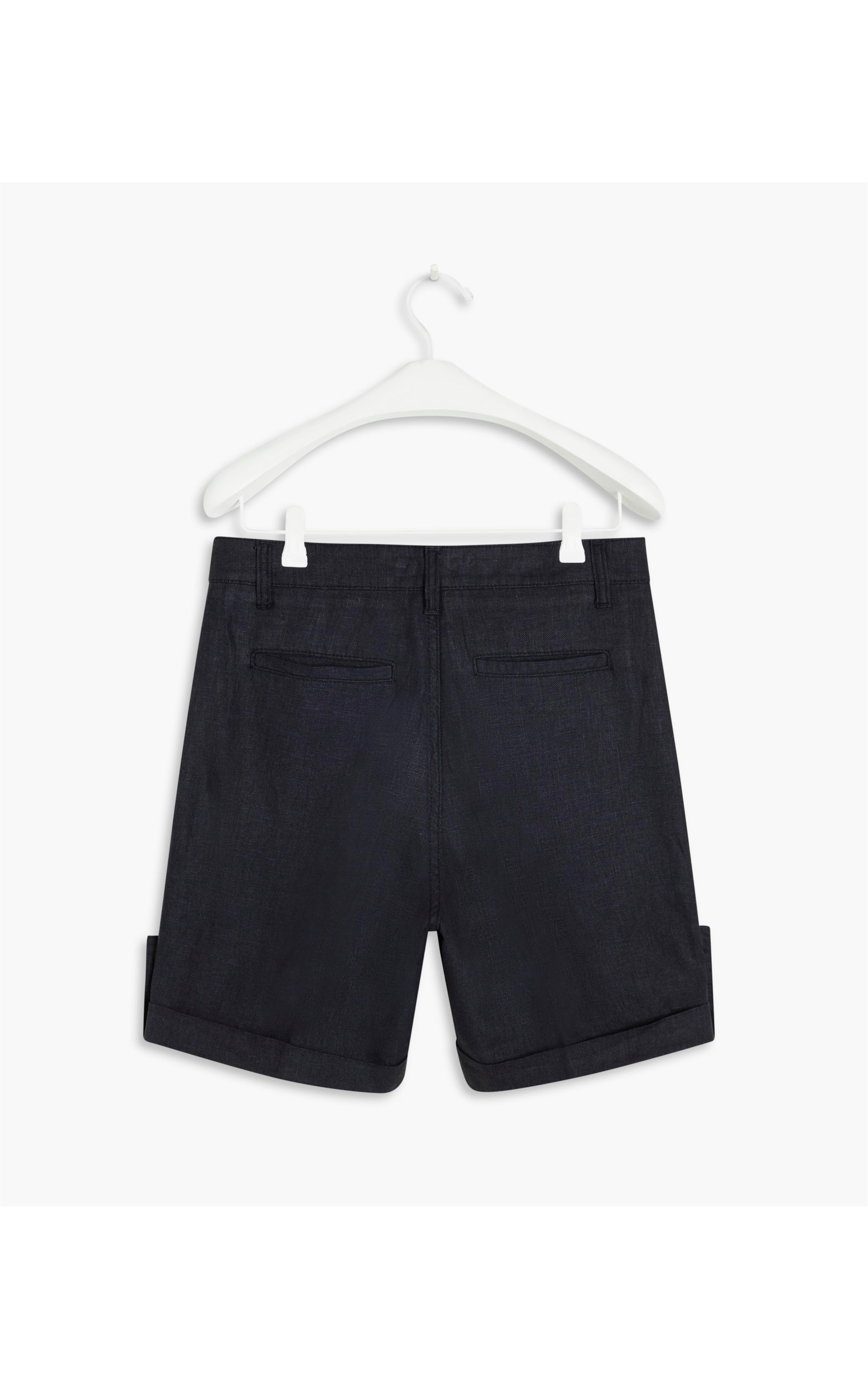 Short Linho  Ribbon Marinho