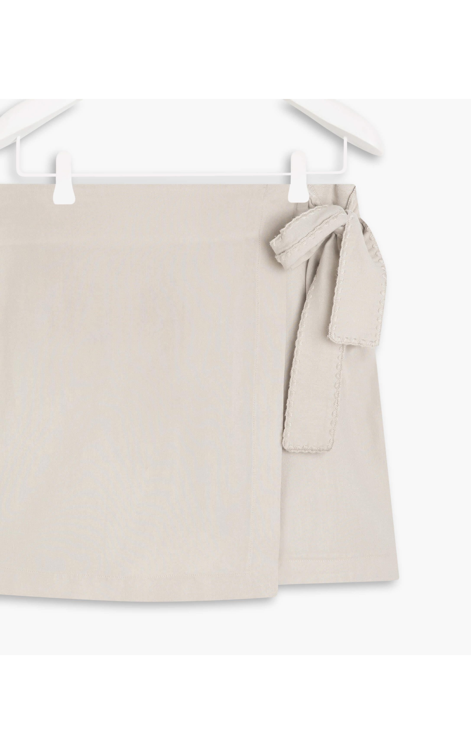 Short Linho Saia Linho  Kiara Areia