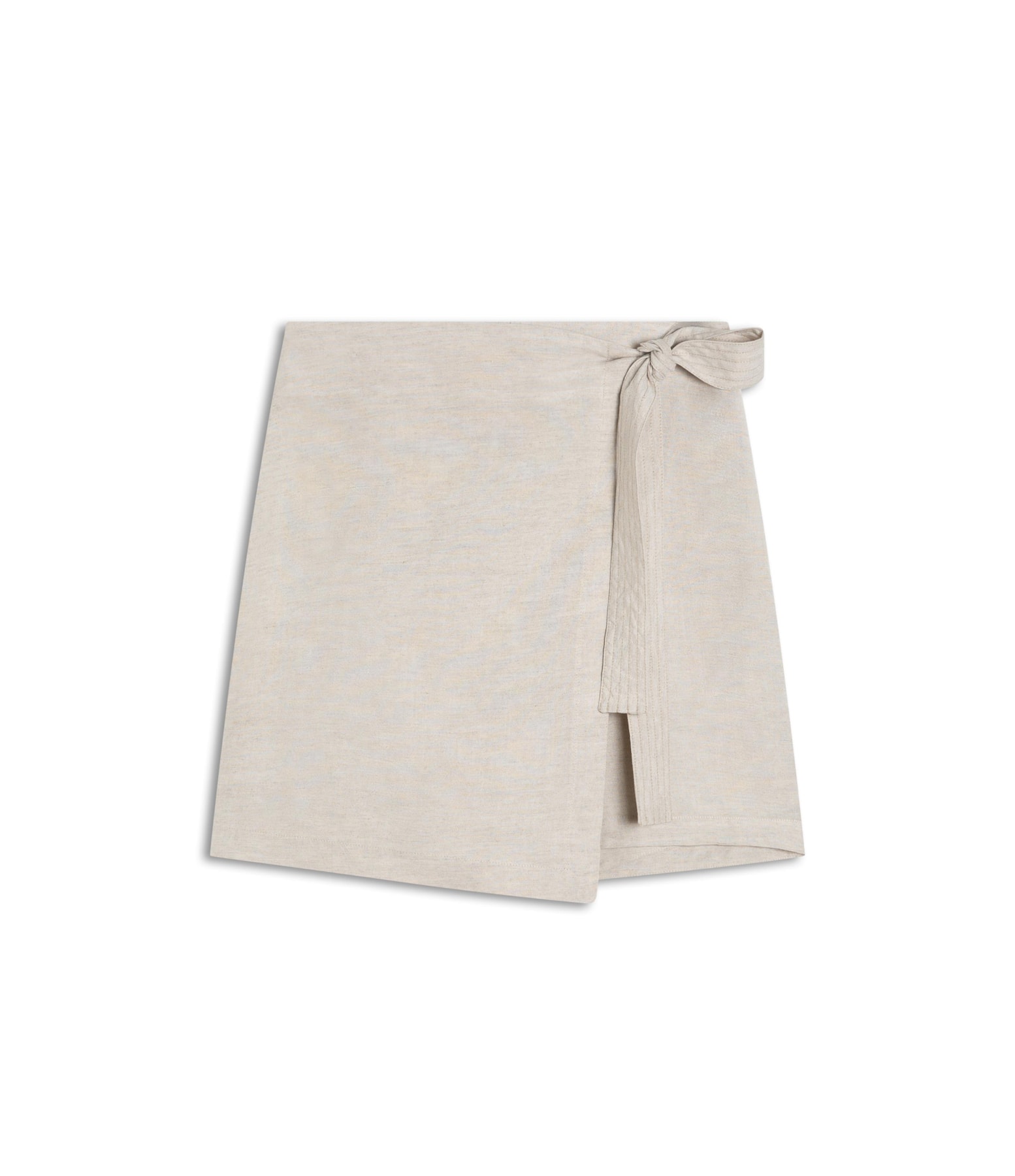 Short Linho Saia Linho  Kiara Gelo