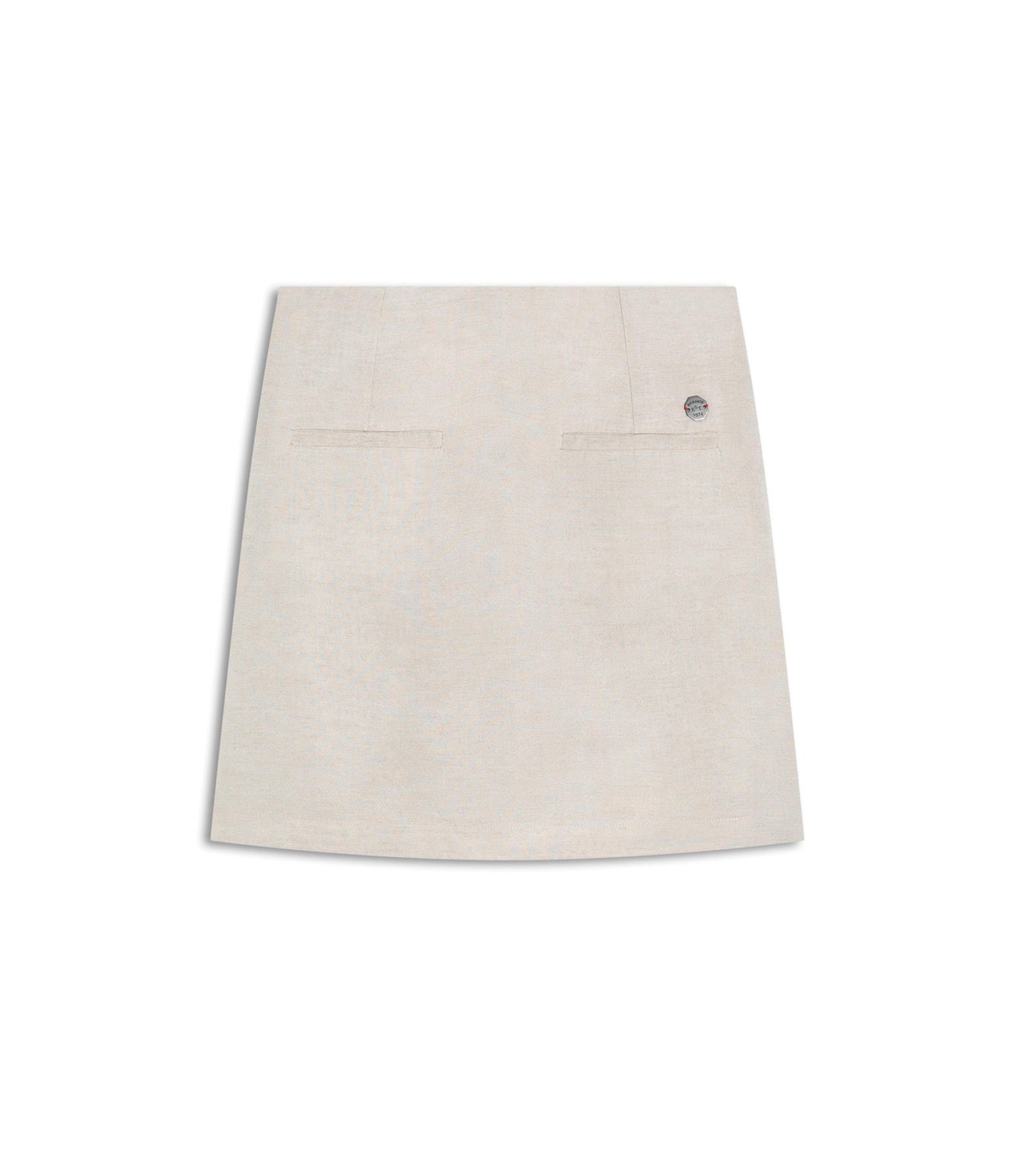 Short Linho Saia Linho  Kiara Gelo