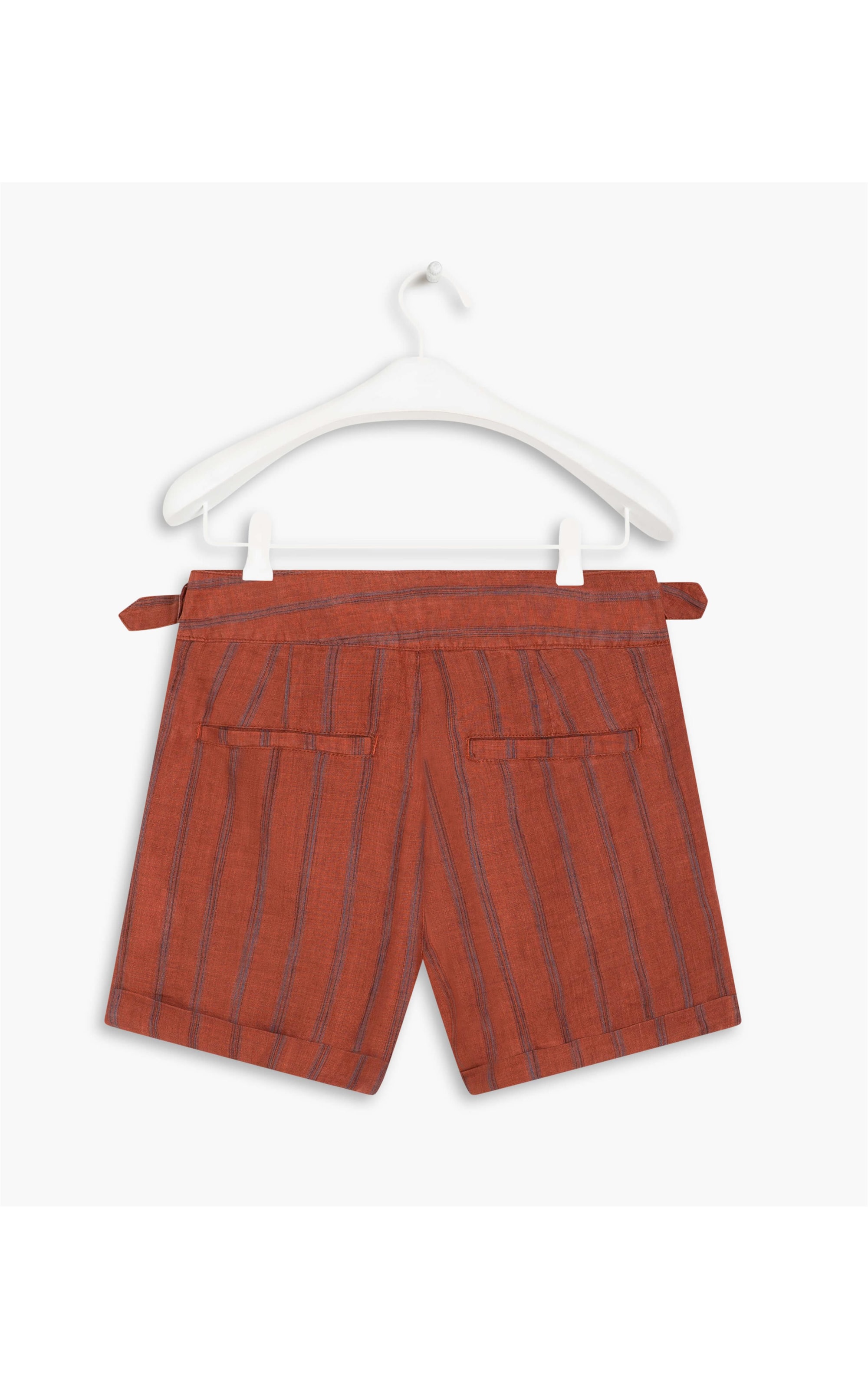 Short Linho  Sue Stripe Vinho
