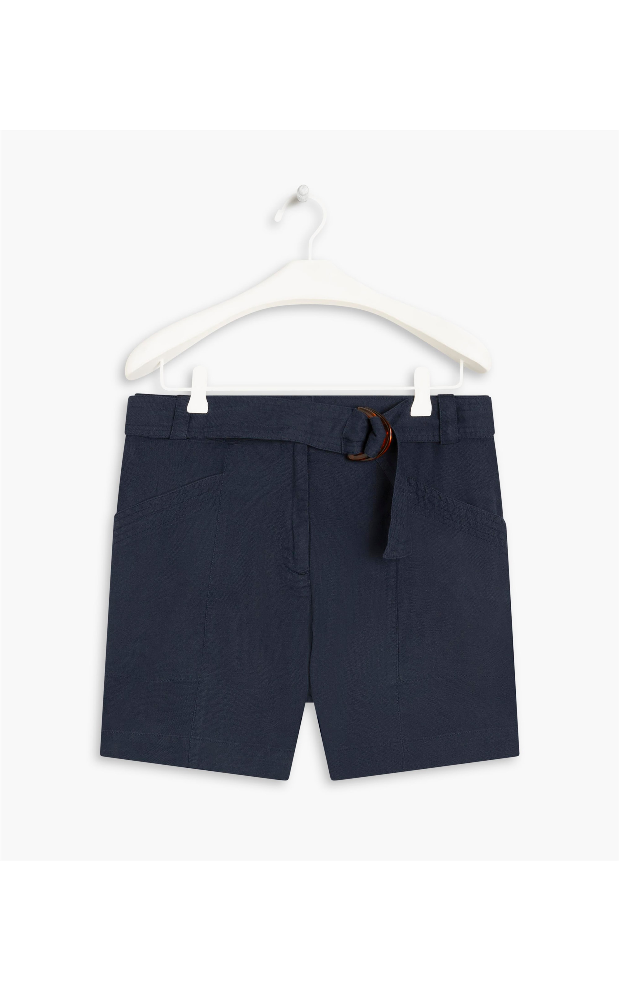 Short Linho  Zuri Dark Navy