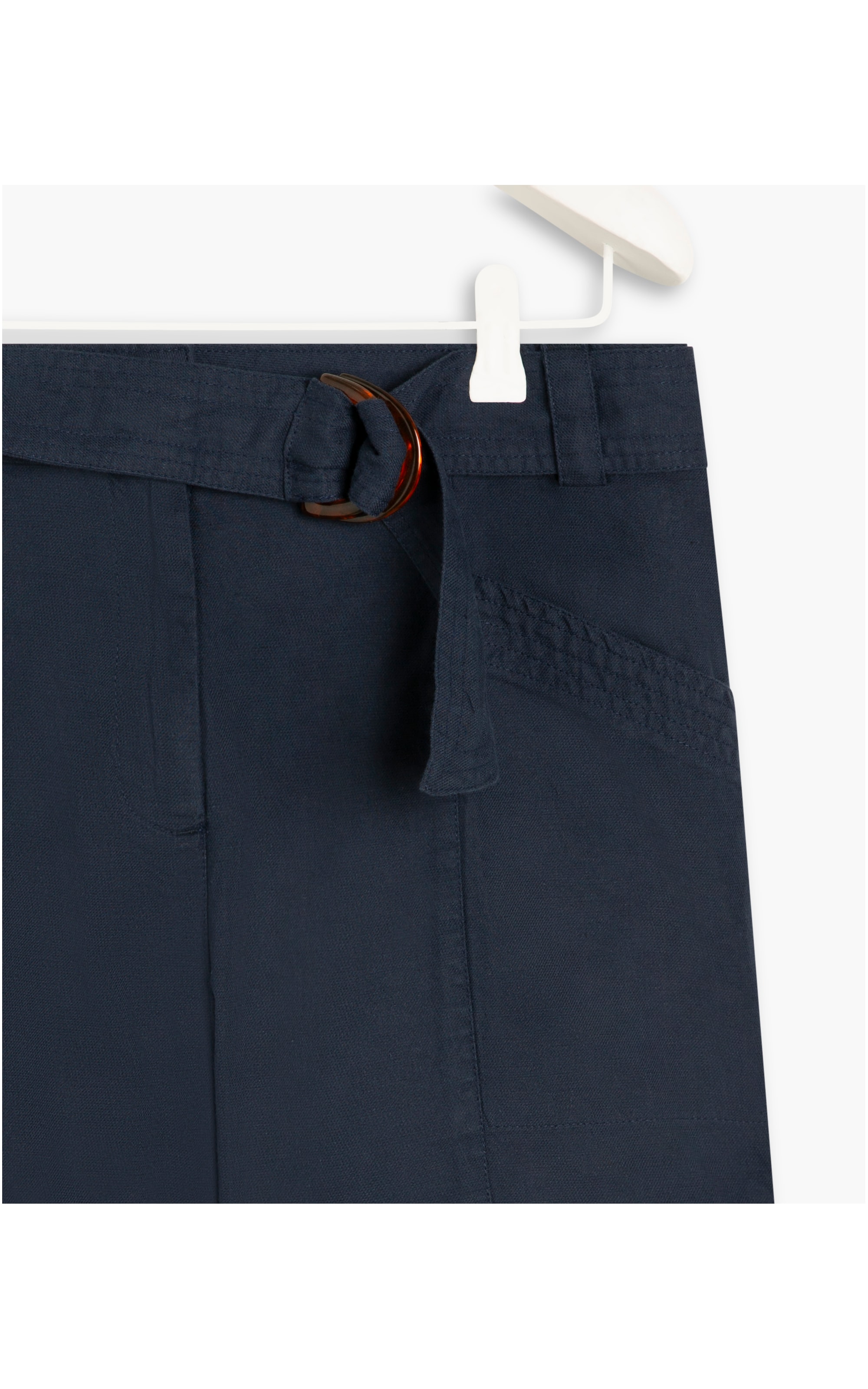Short Linho  Zuri Dark Navy