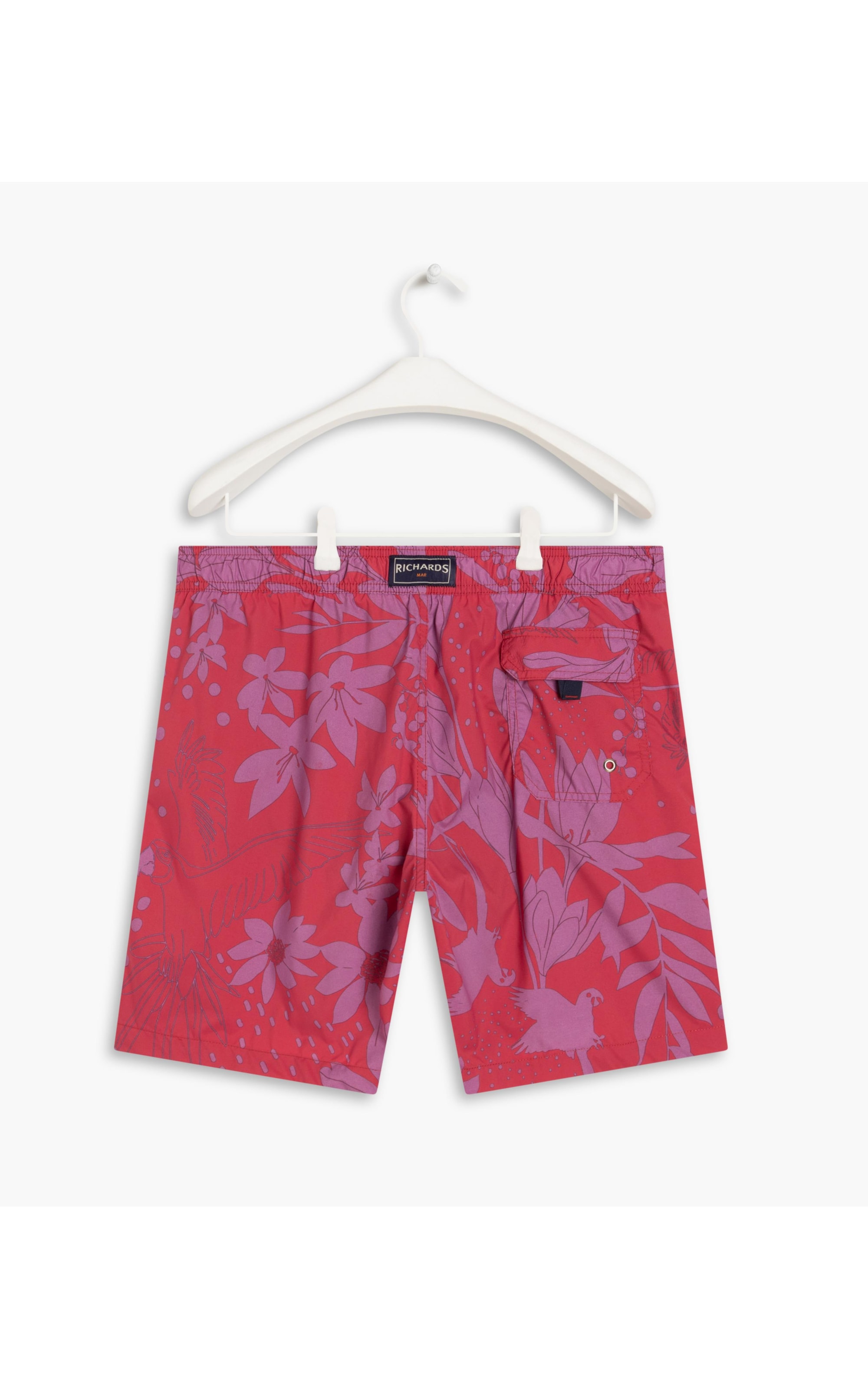 Short Praia Arara Cereja