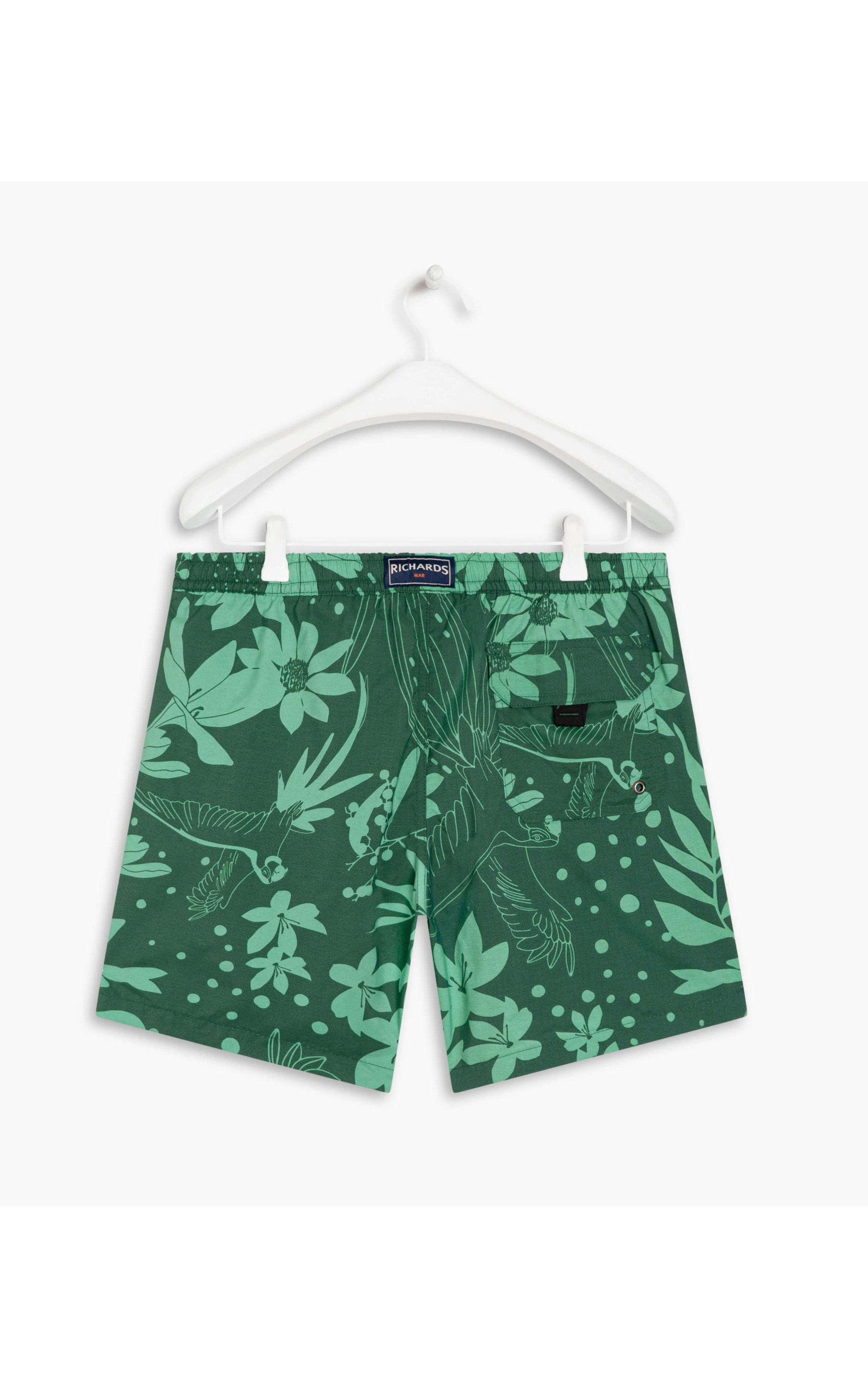 Short Praia Arara Verde Escuro