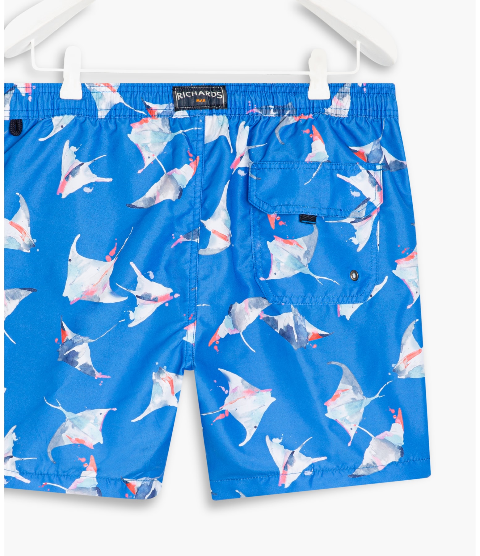 Short Praia Arraia Azul Bic