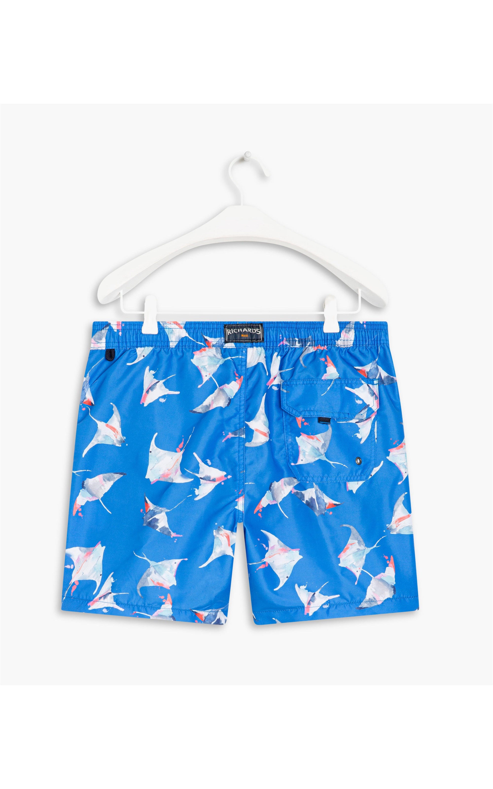 Short Praia Arraia Azul Bic