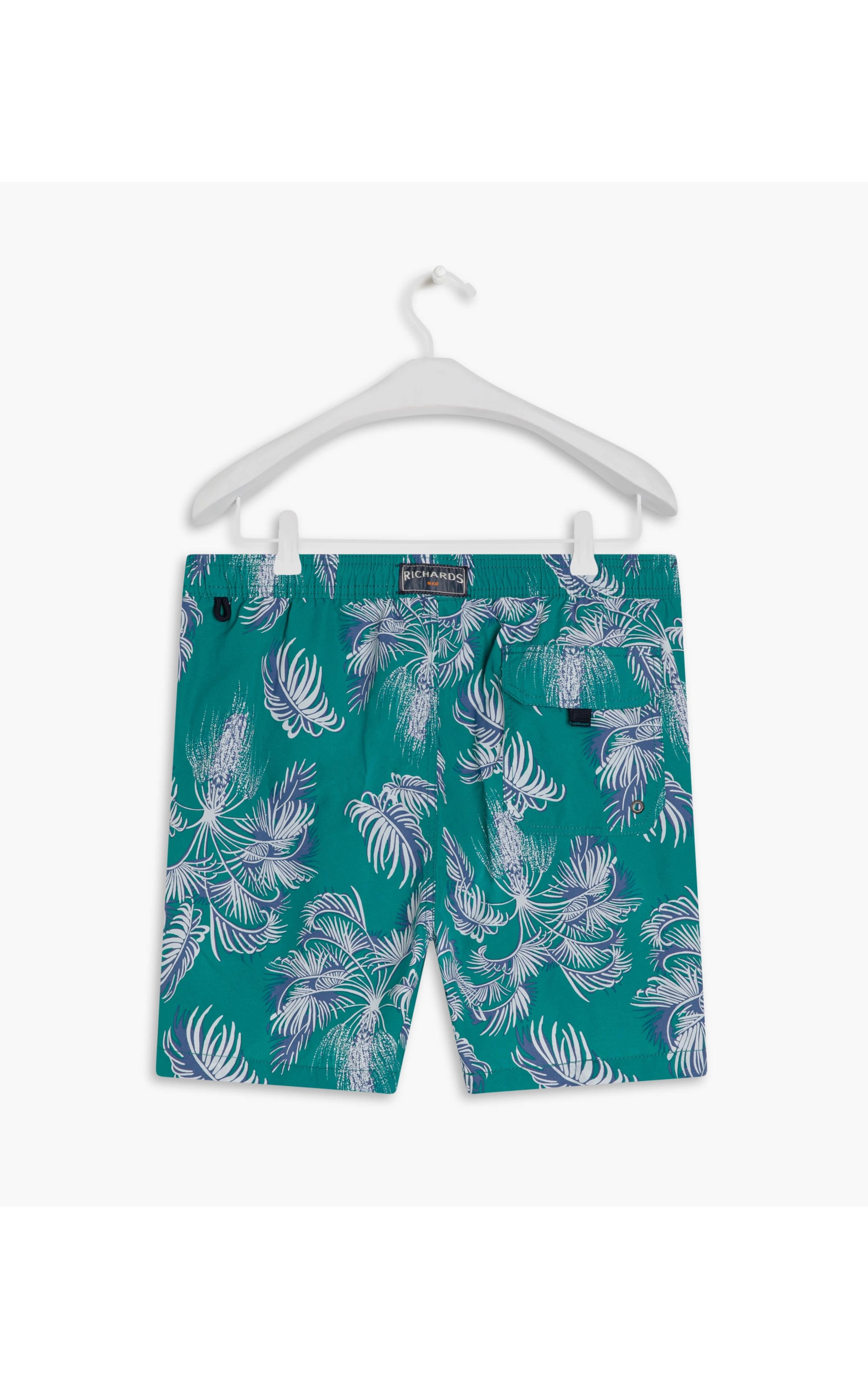  Short Praia Coqueiro Dots Verde Escuro