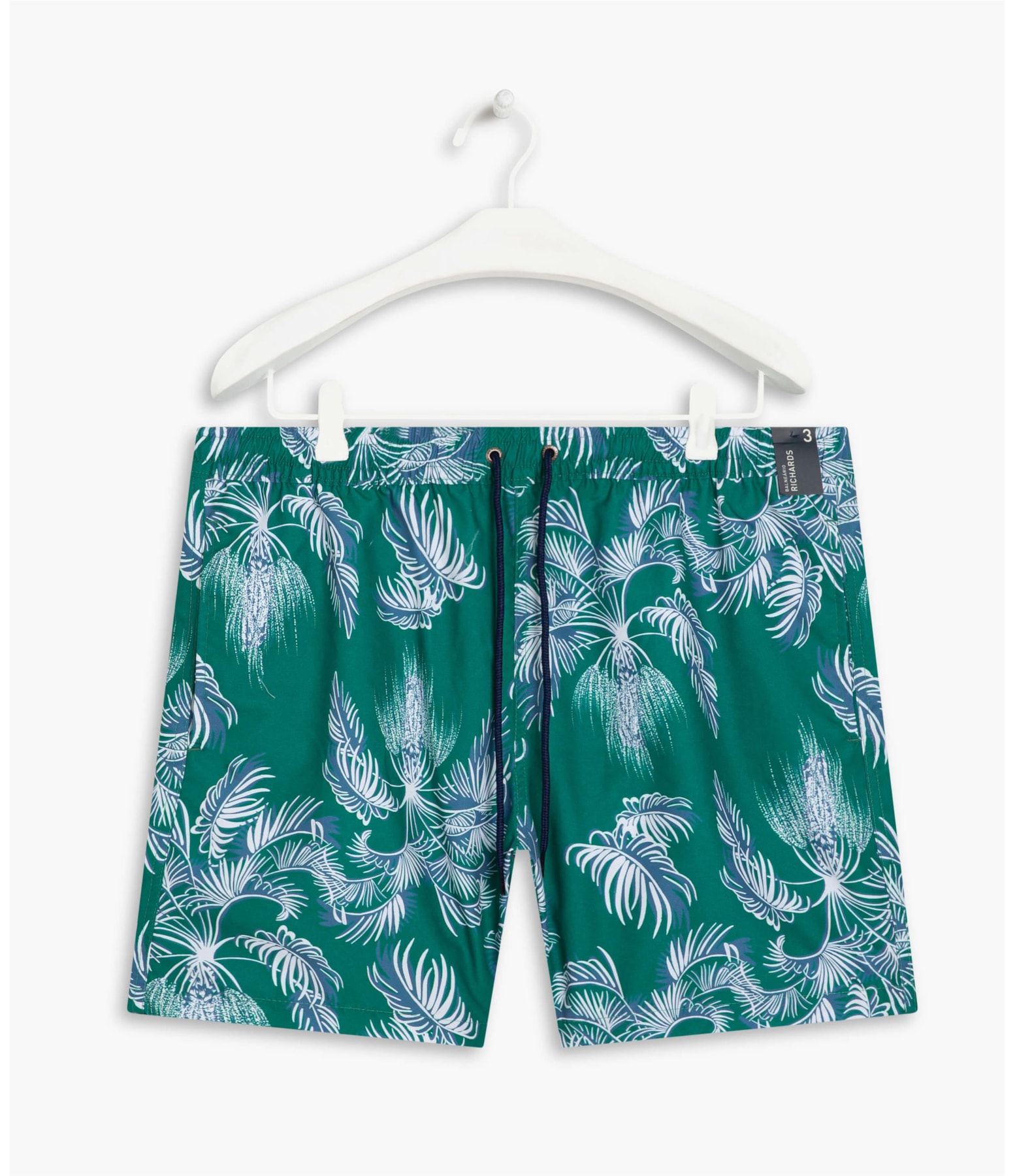  Short Praia Coqueiro Dots Verde Escuro