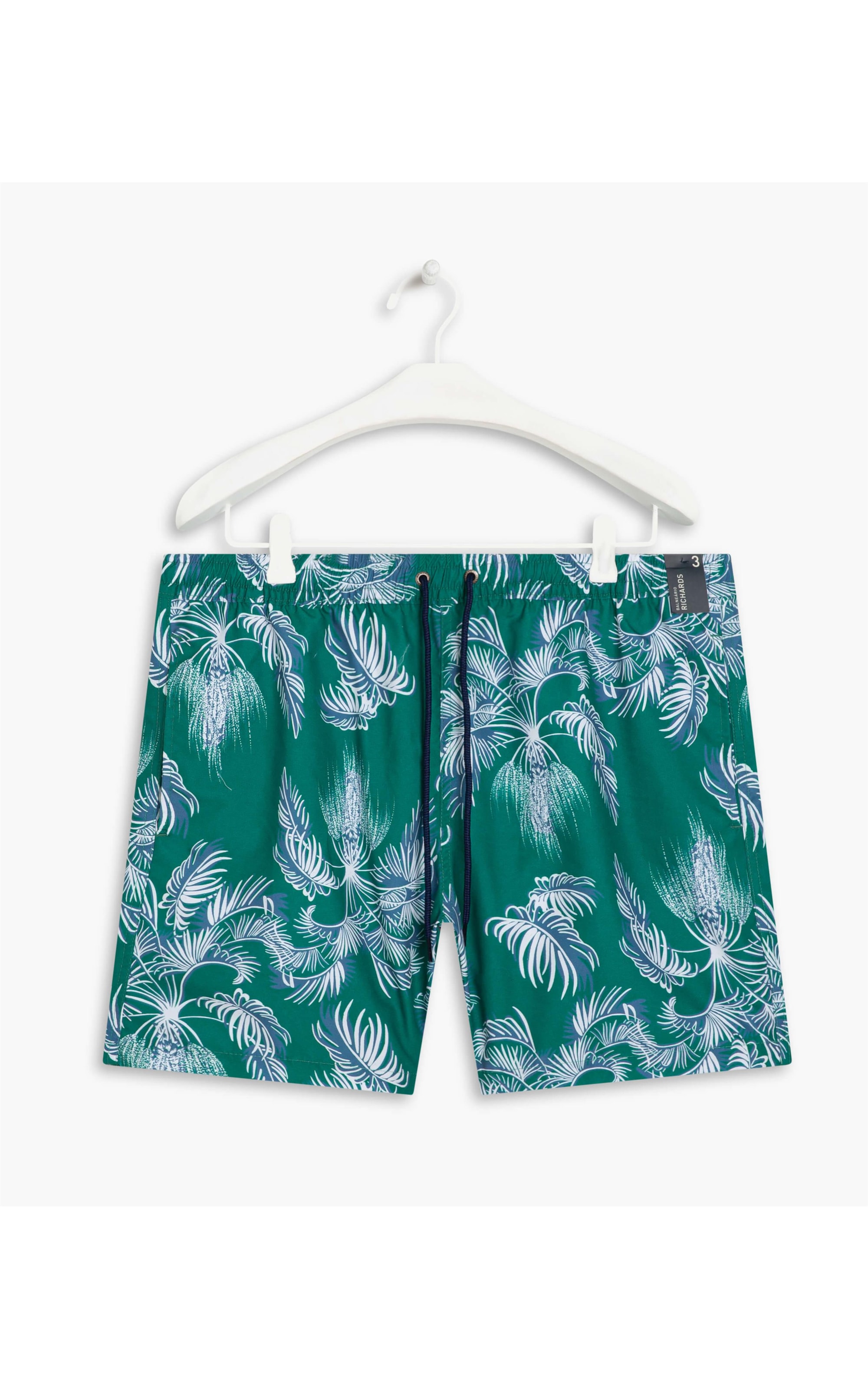  Short Praia Coqueiro Dots Verde Escuro