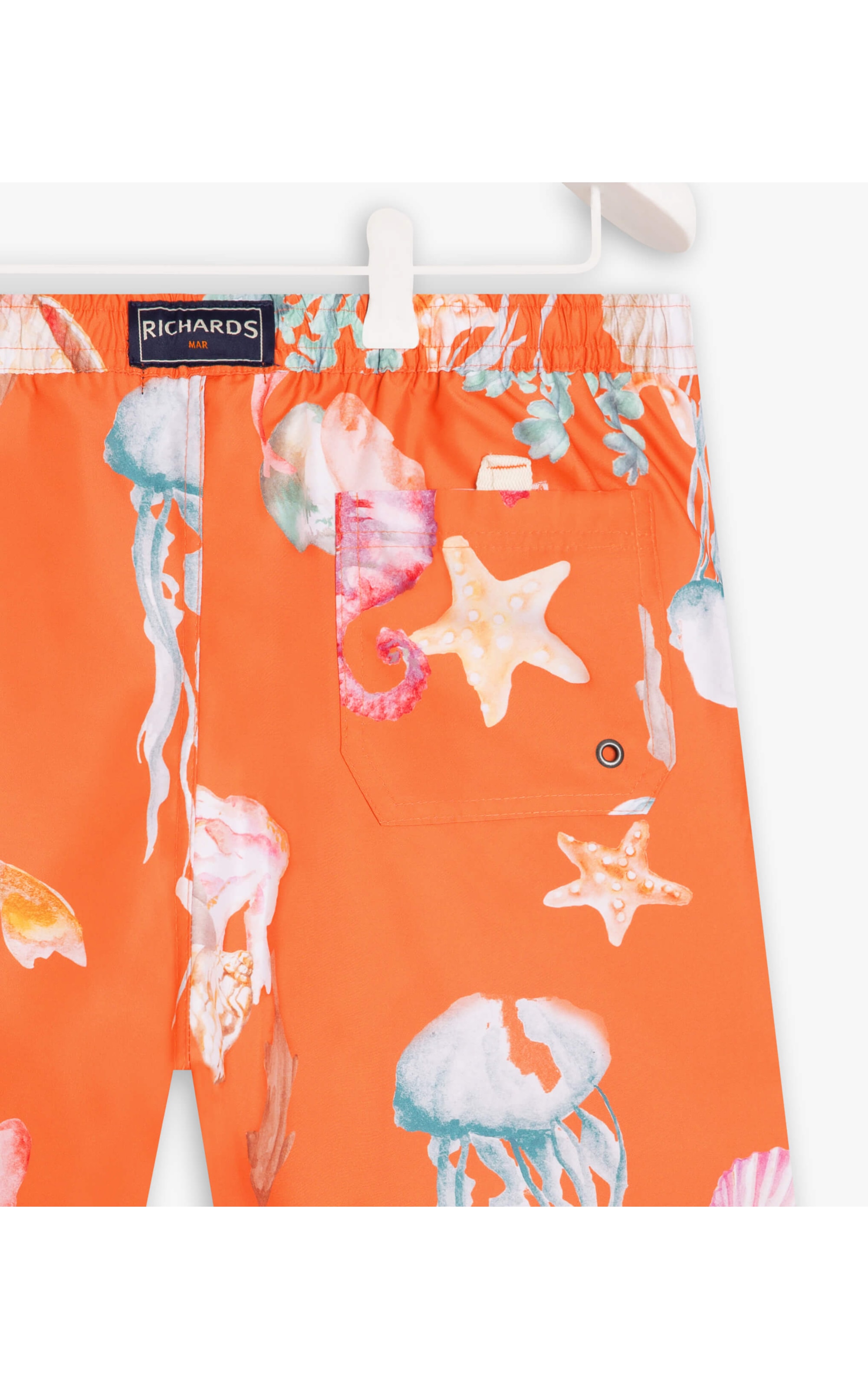  Short Praia Corais Laranja