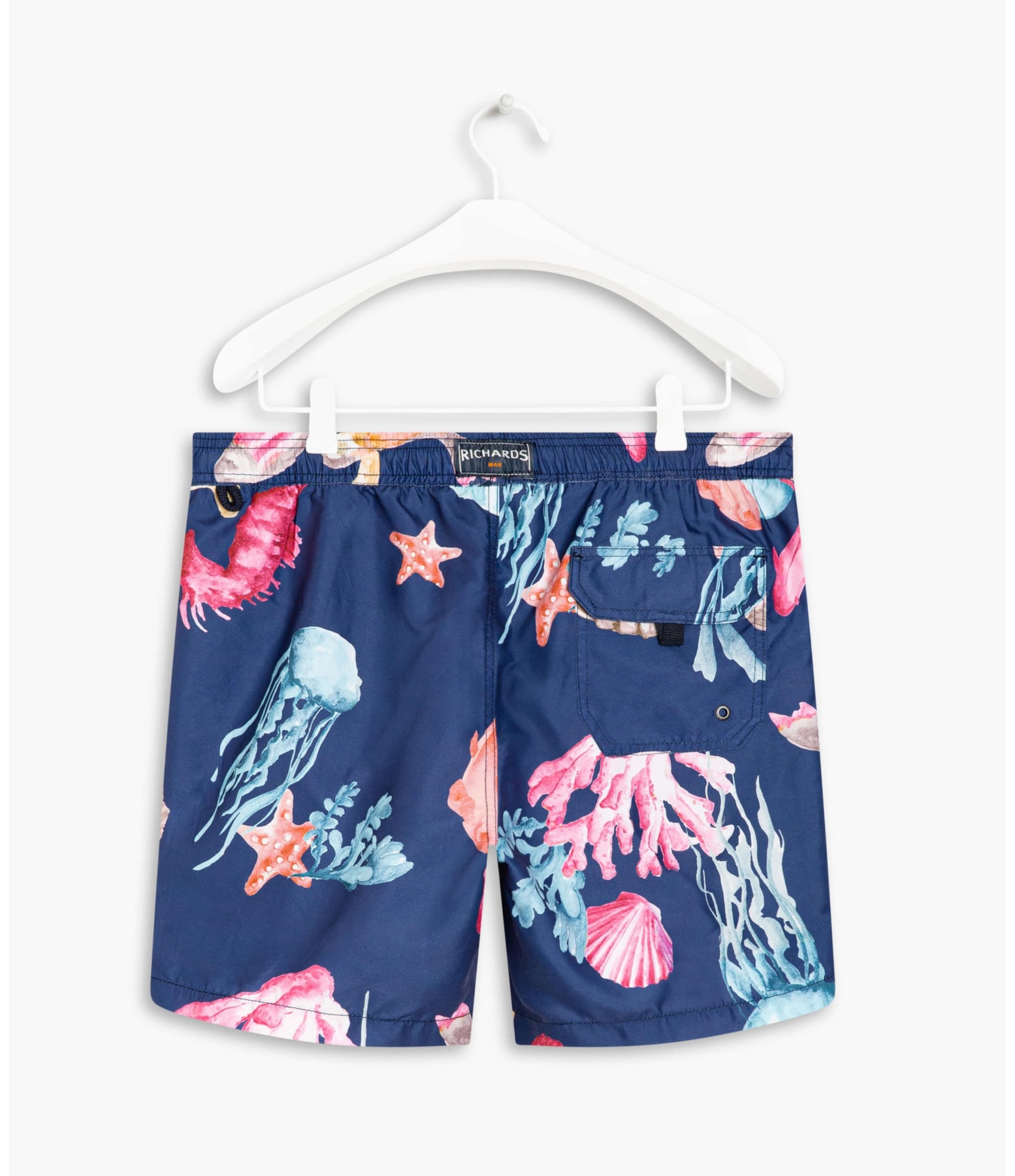 Short Praia Corais Marinho