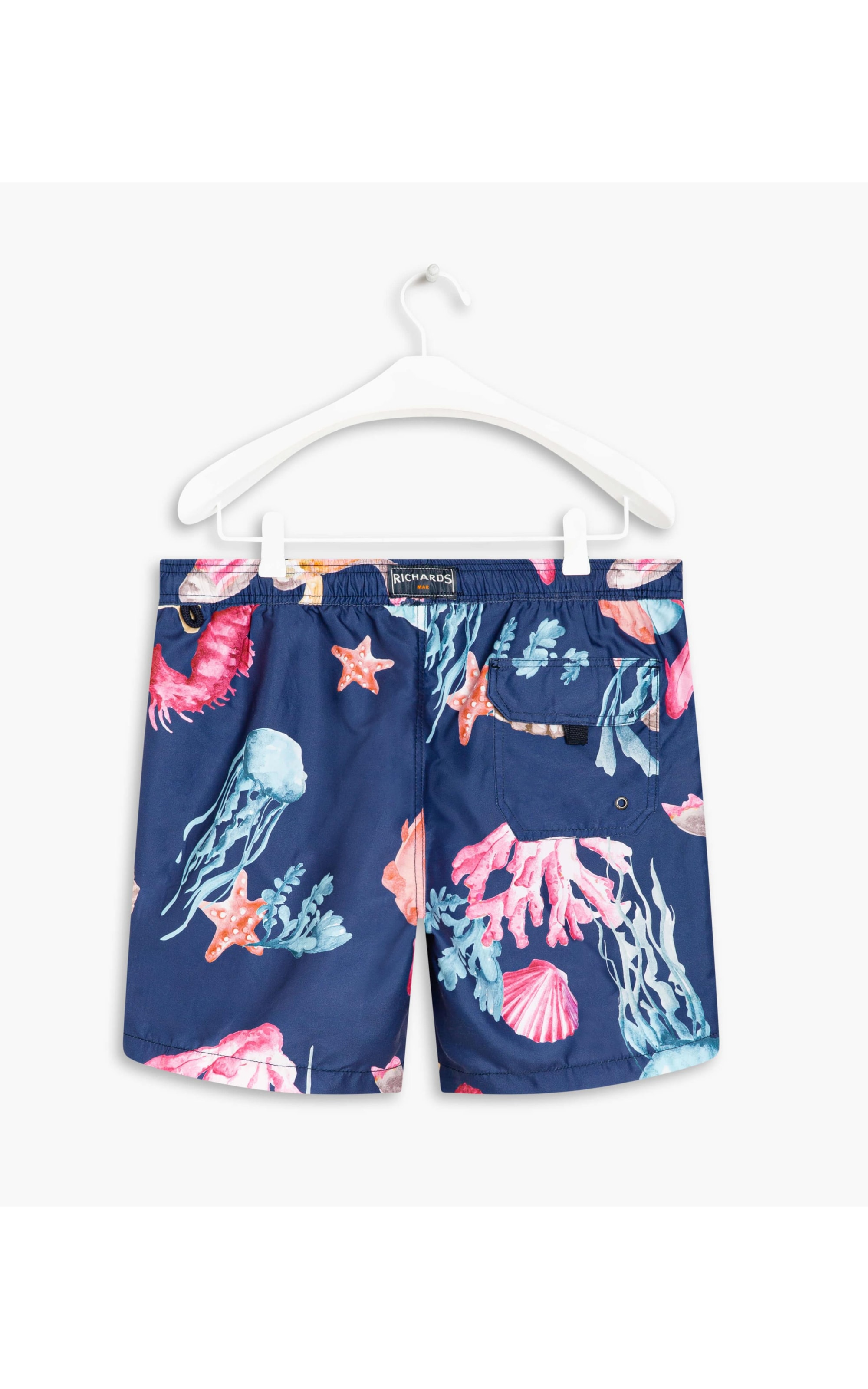 Short Praia Corais Marinho