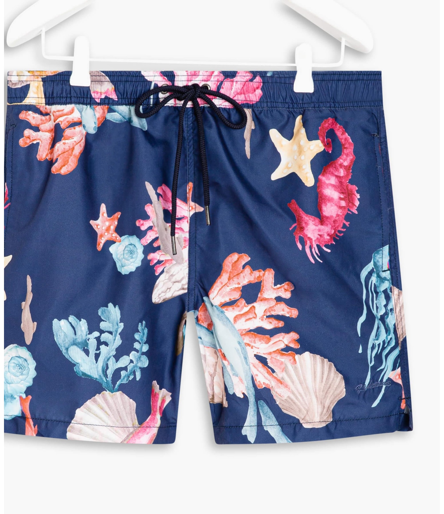 Short Praia Corais Marinho