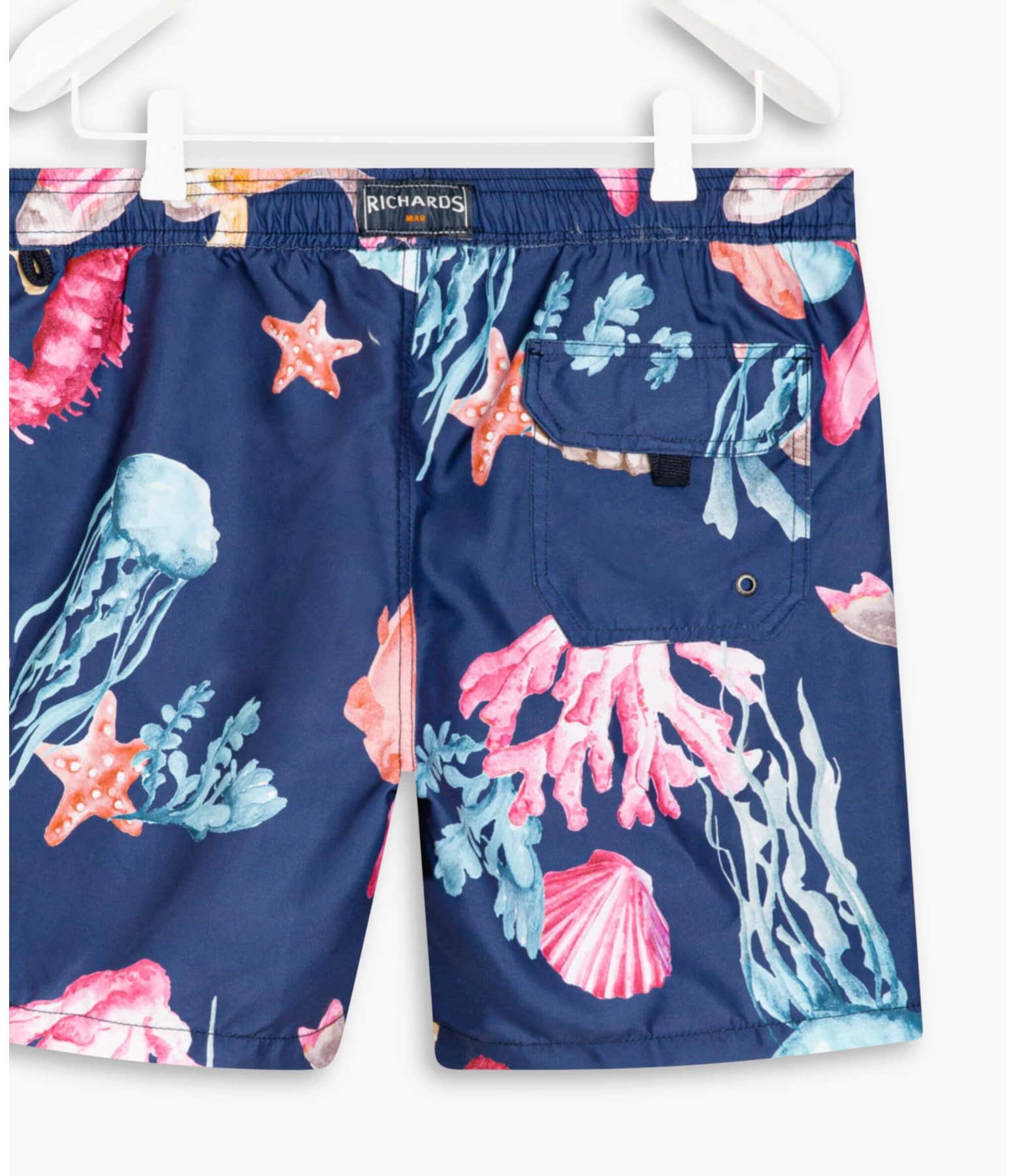 Short Praia Corais Marinho