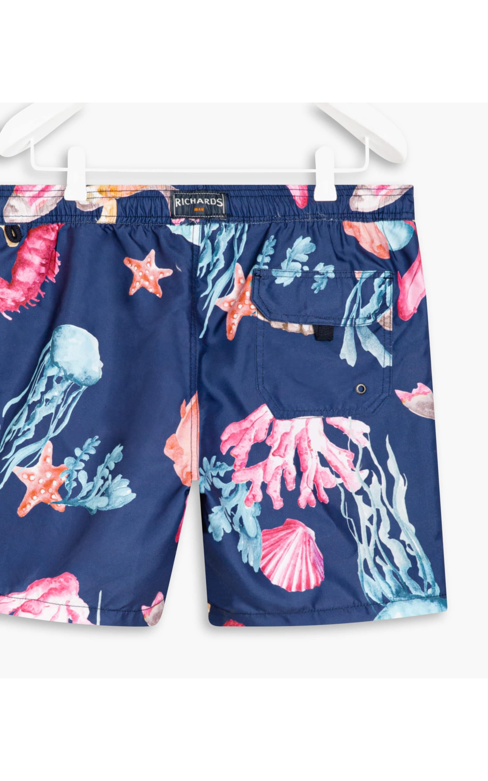 Short Praia Corais Marinho