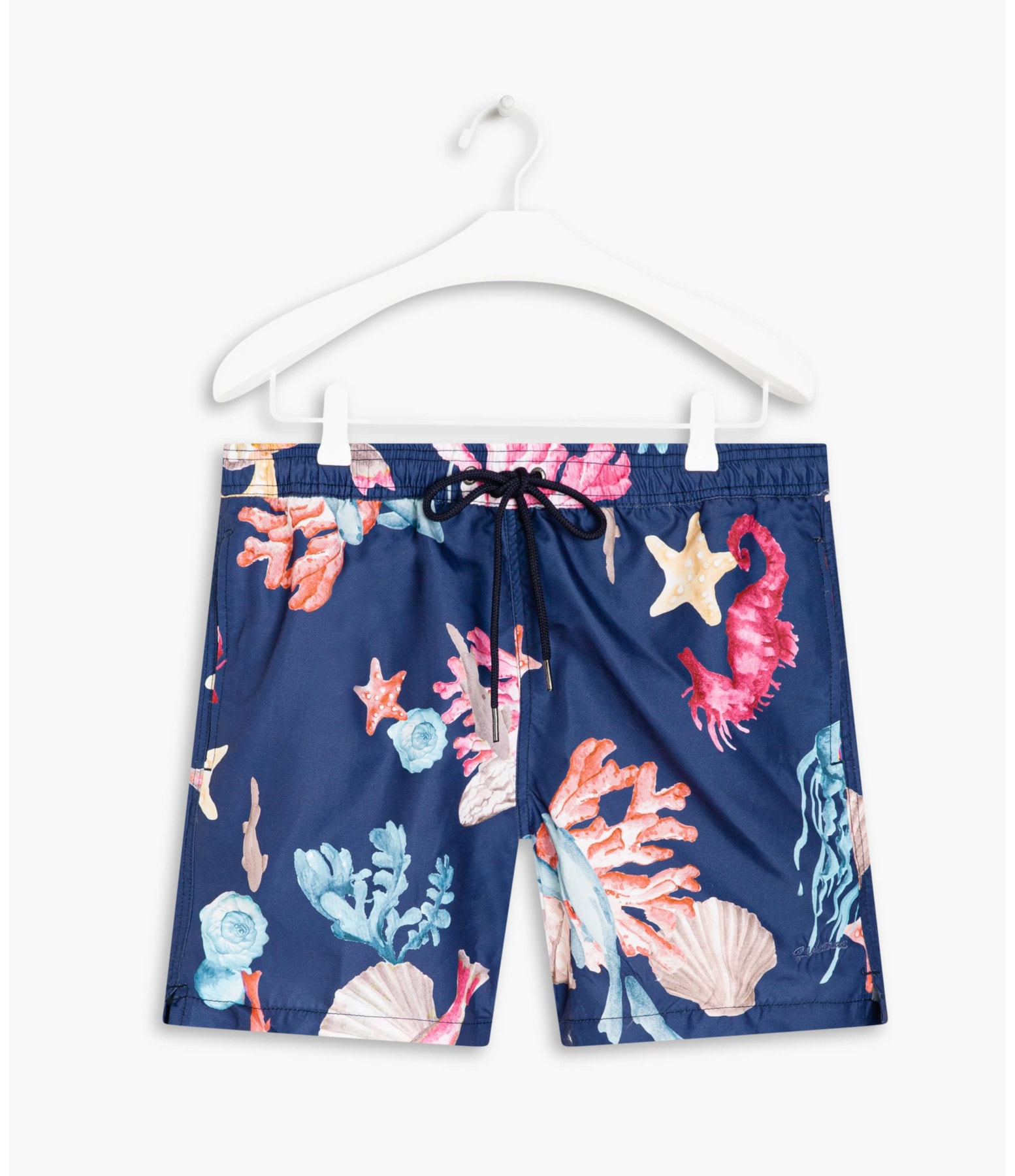 Short Praia Corais Marinho