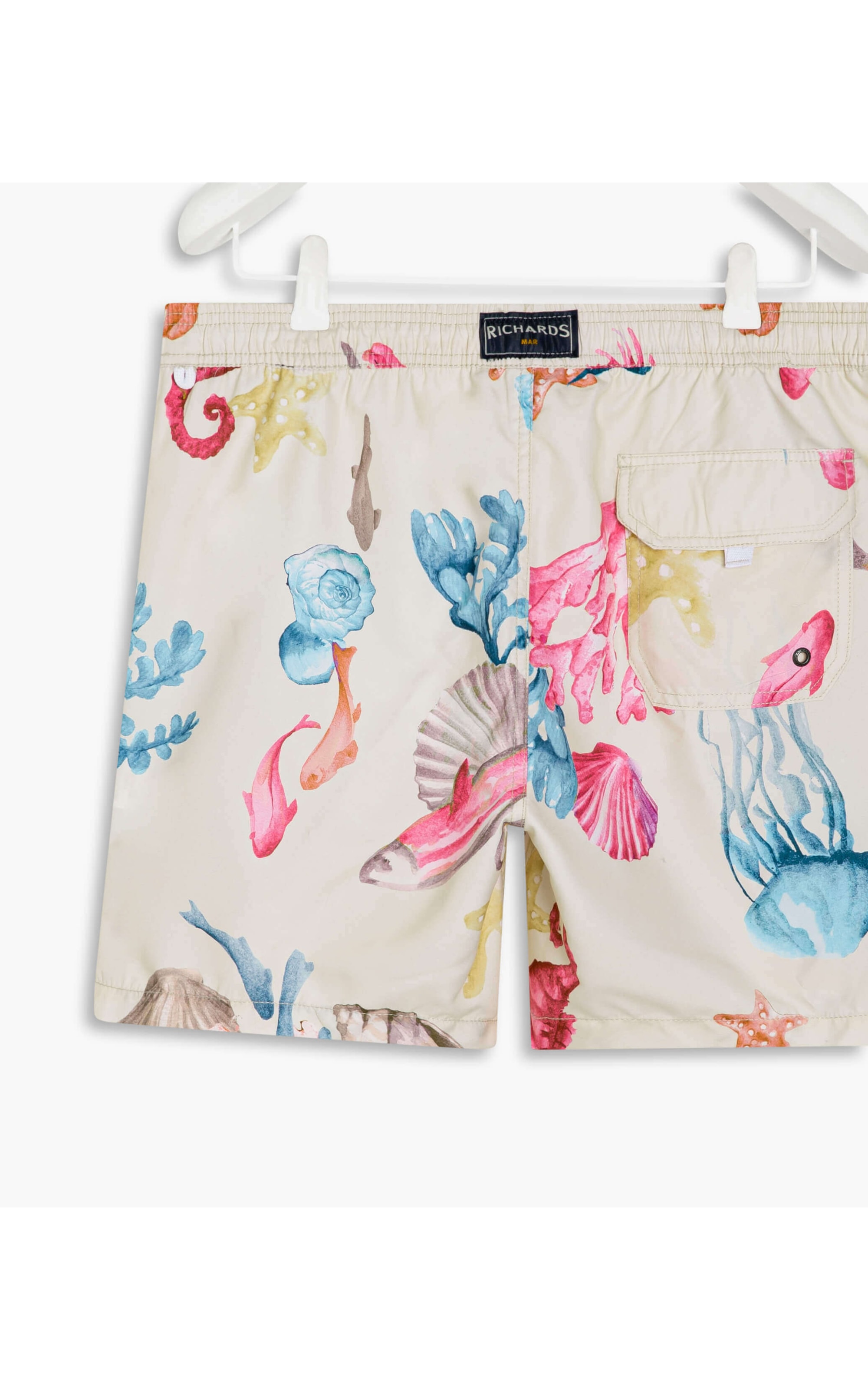  Short Praia Corais Off White