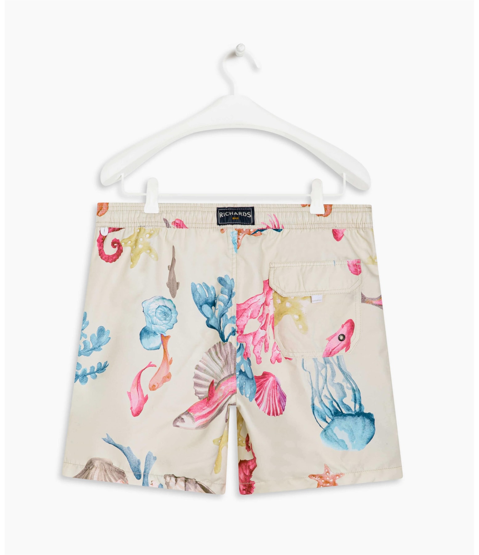  Short Praia Corais Off White