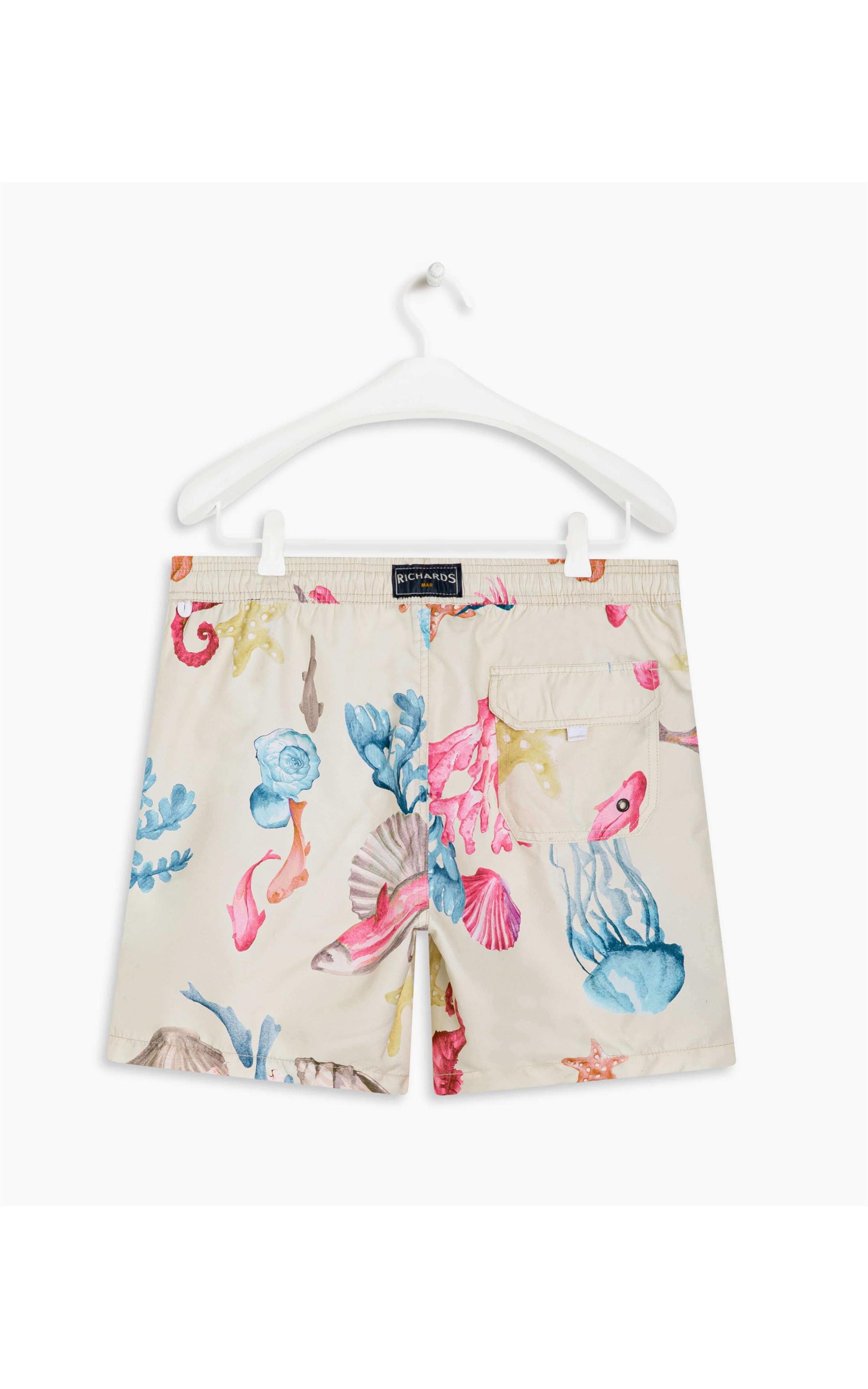  Short Praia Corais Off White