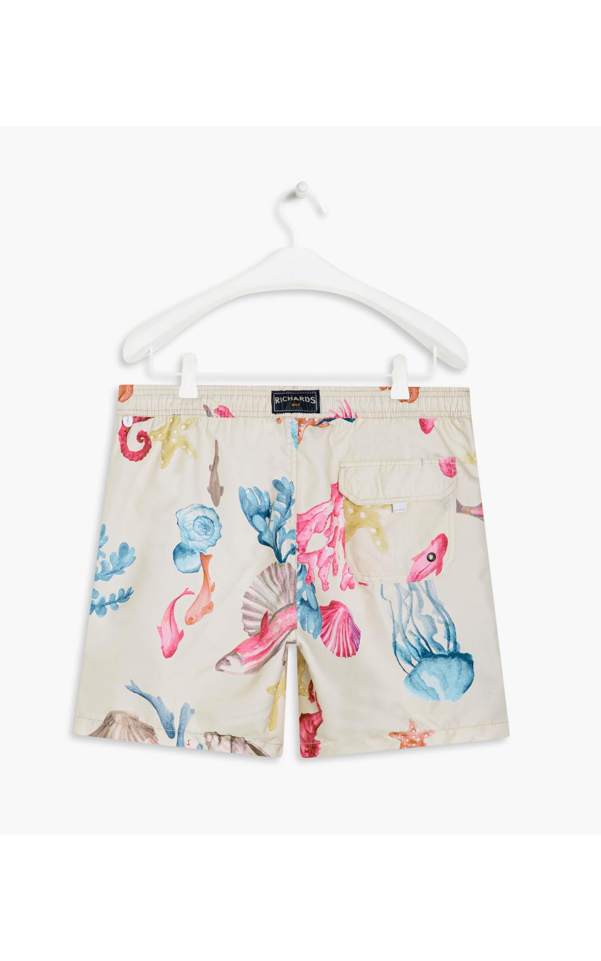 Short Praia Corais Off White
