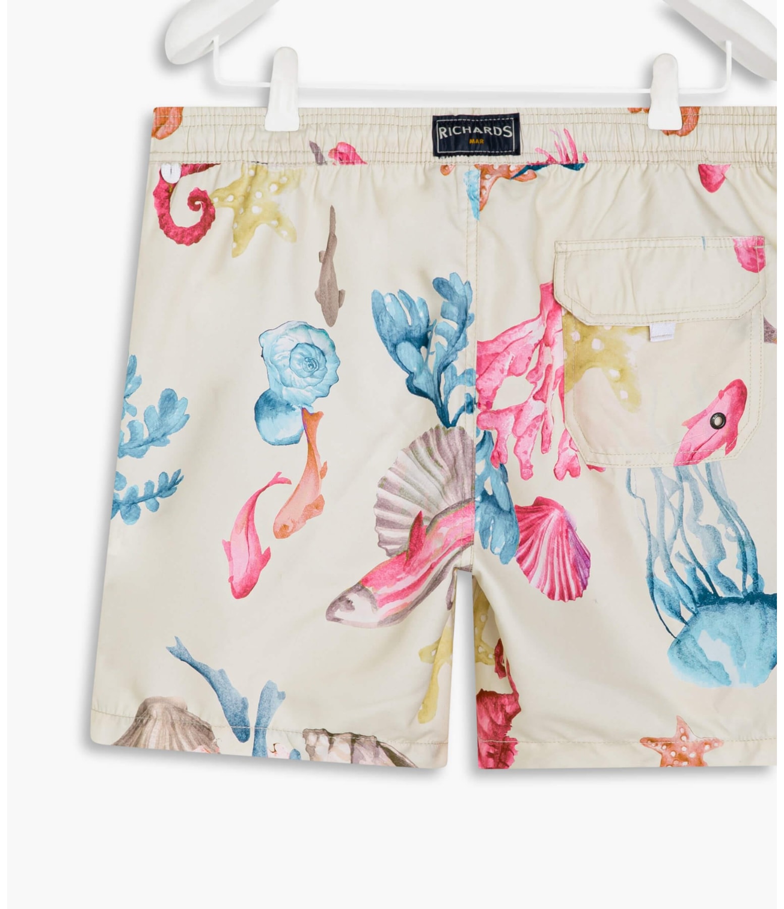 Short Praia Corais Off White