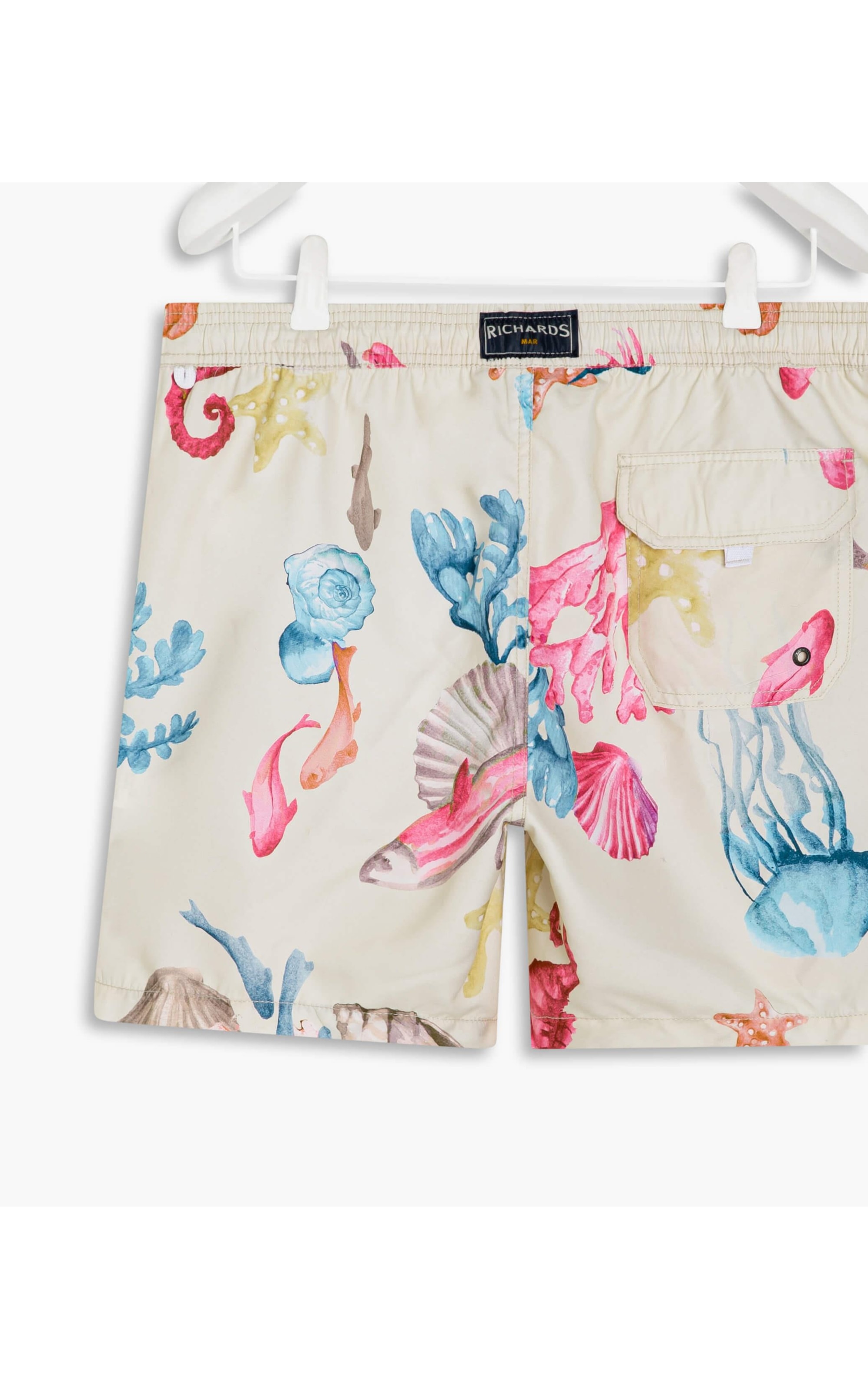 Short Praia Corais Off White