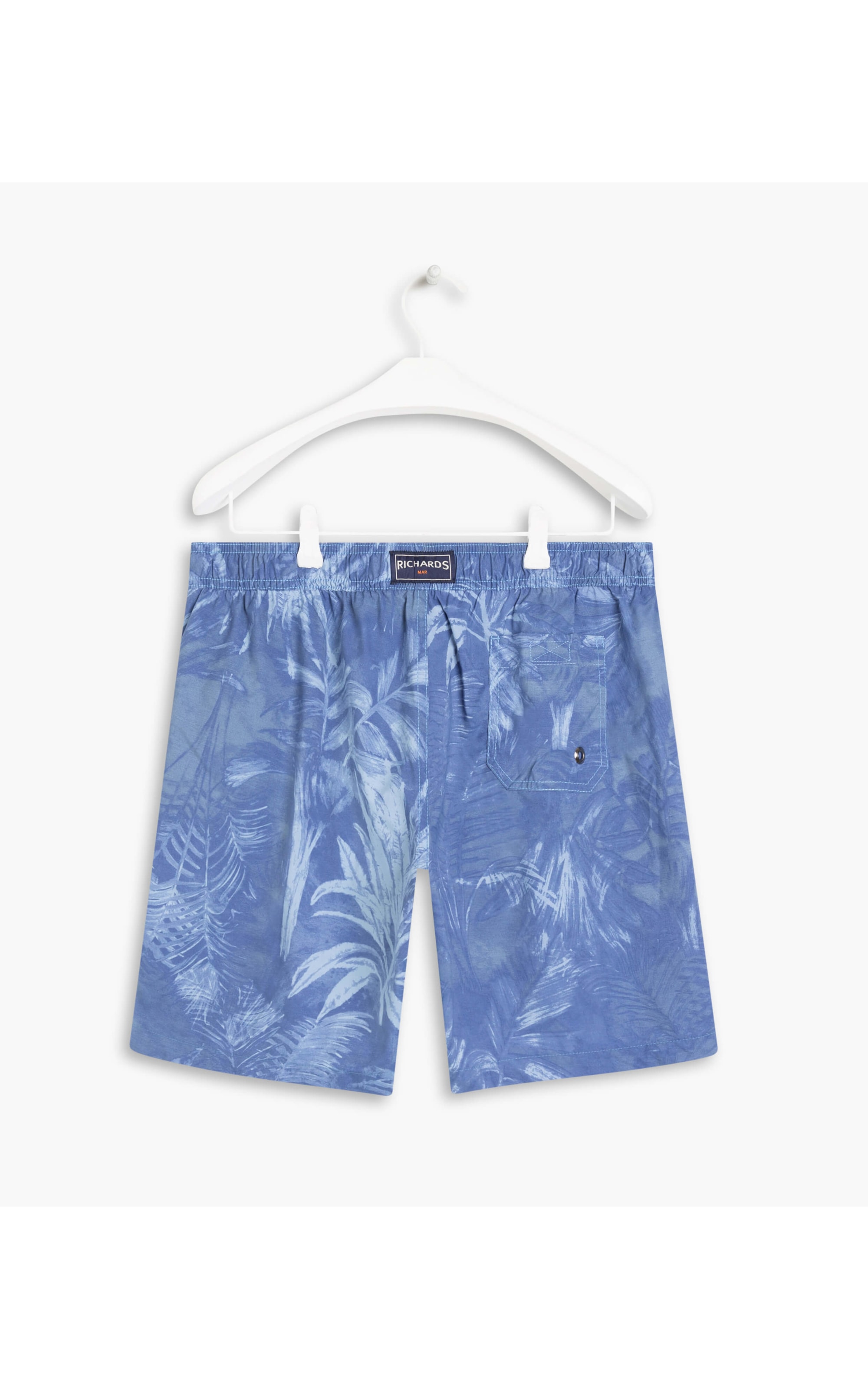 Short Praia Estampa Arvoredo Azul Pervante
