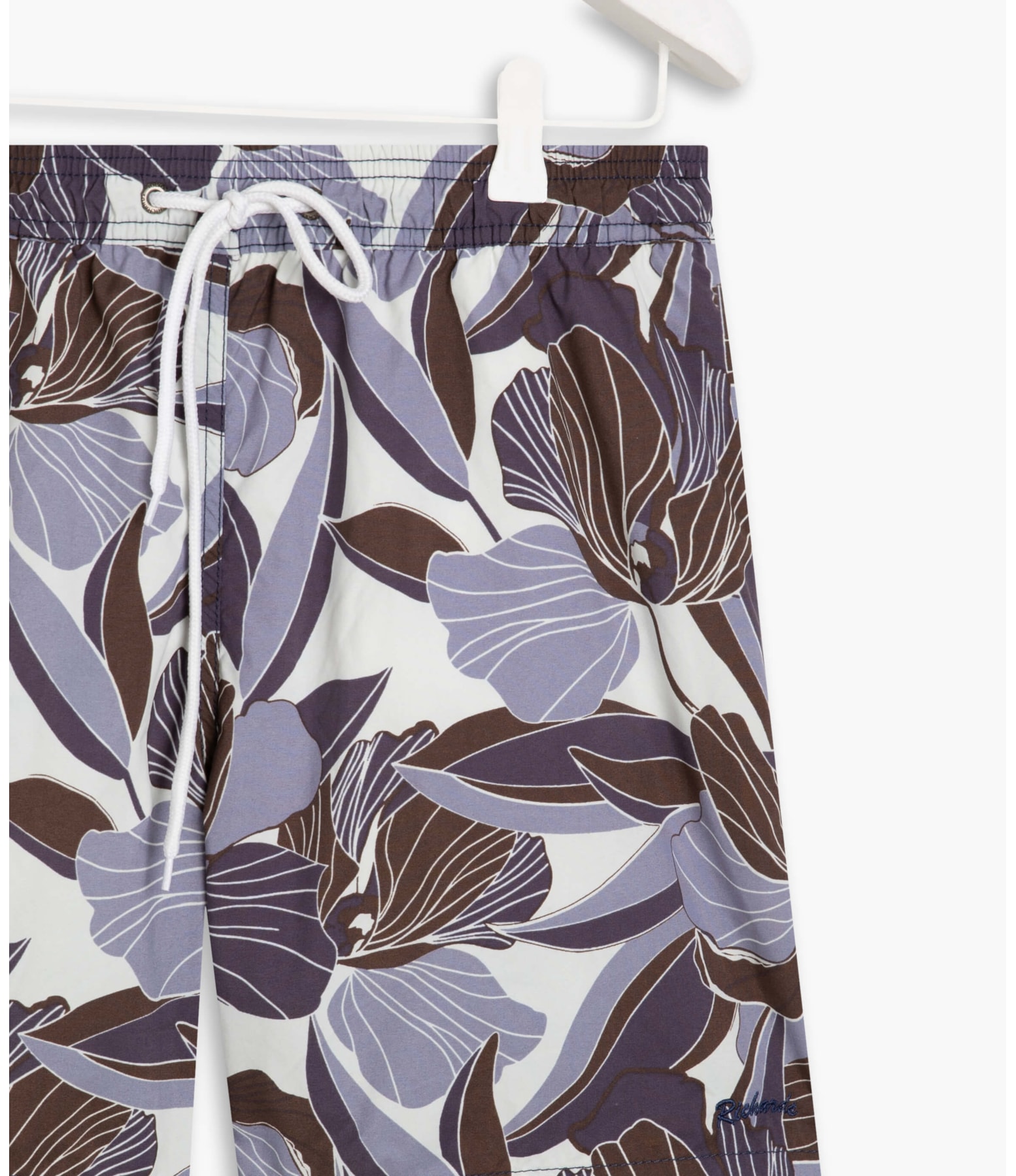 Short Praia Estampa Dust Azul Bic