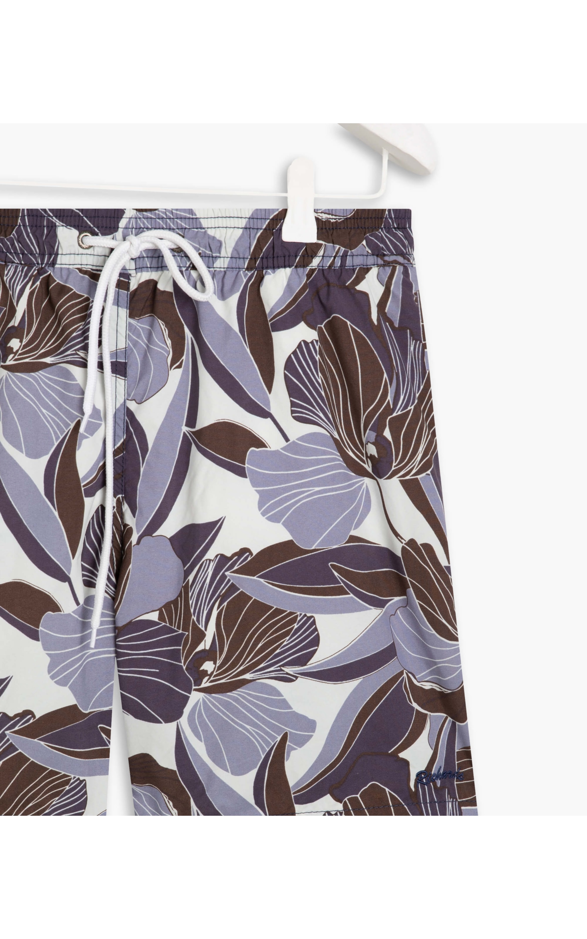 Short Praia Estampa Dust Azul Bic