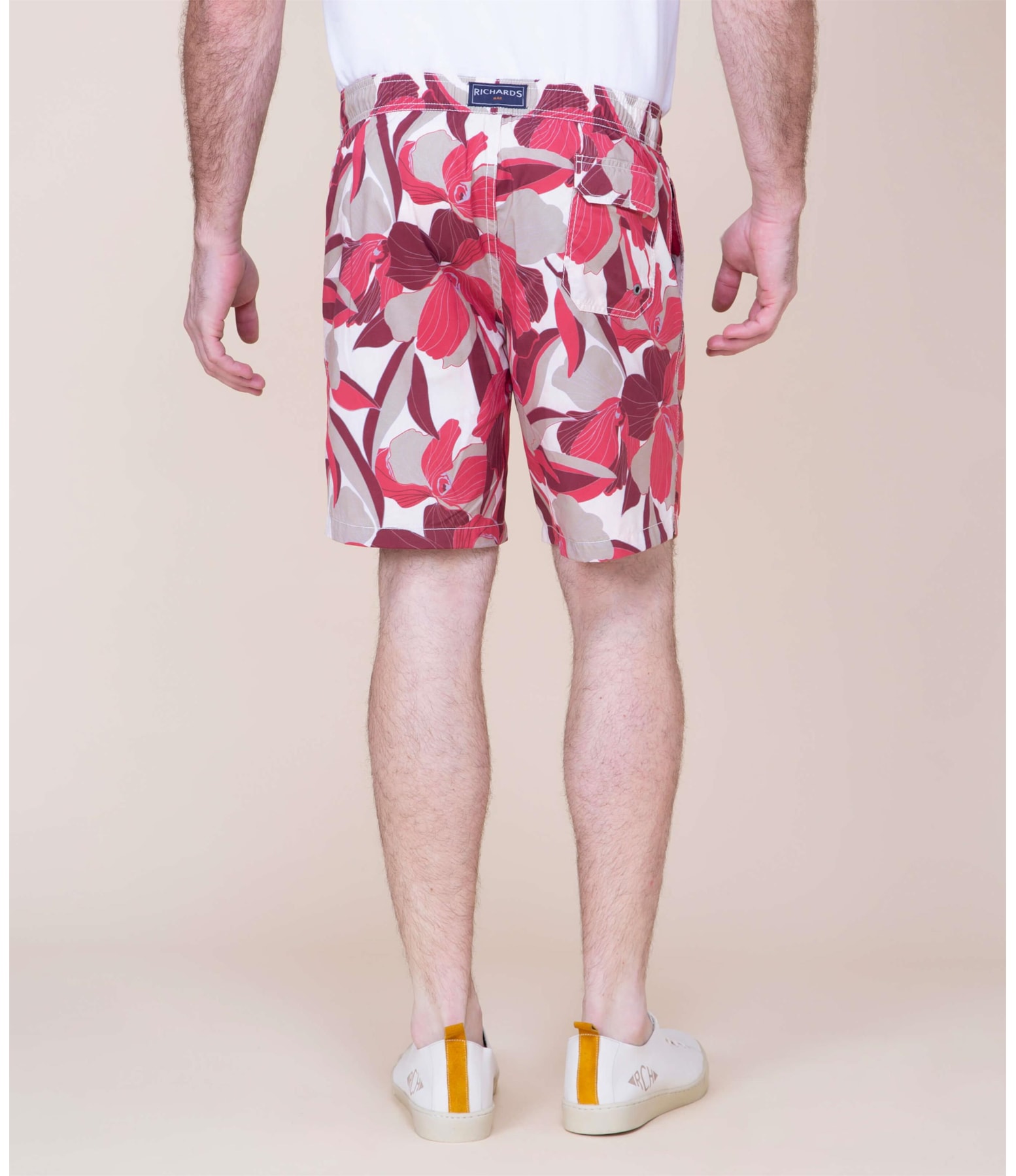 Short Praia Estampa Dust Azul Bic