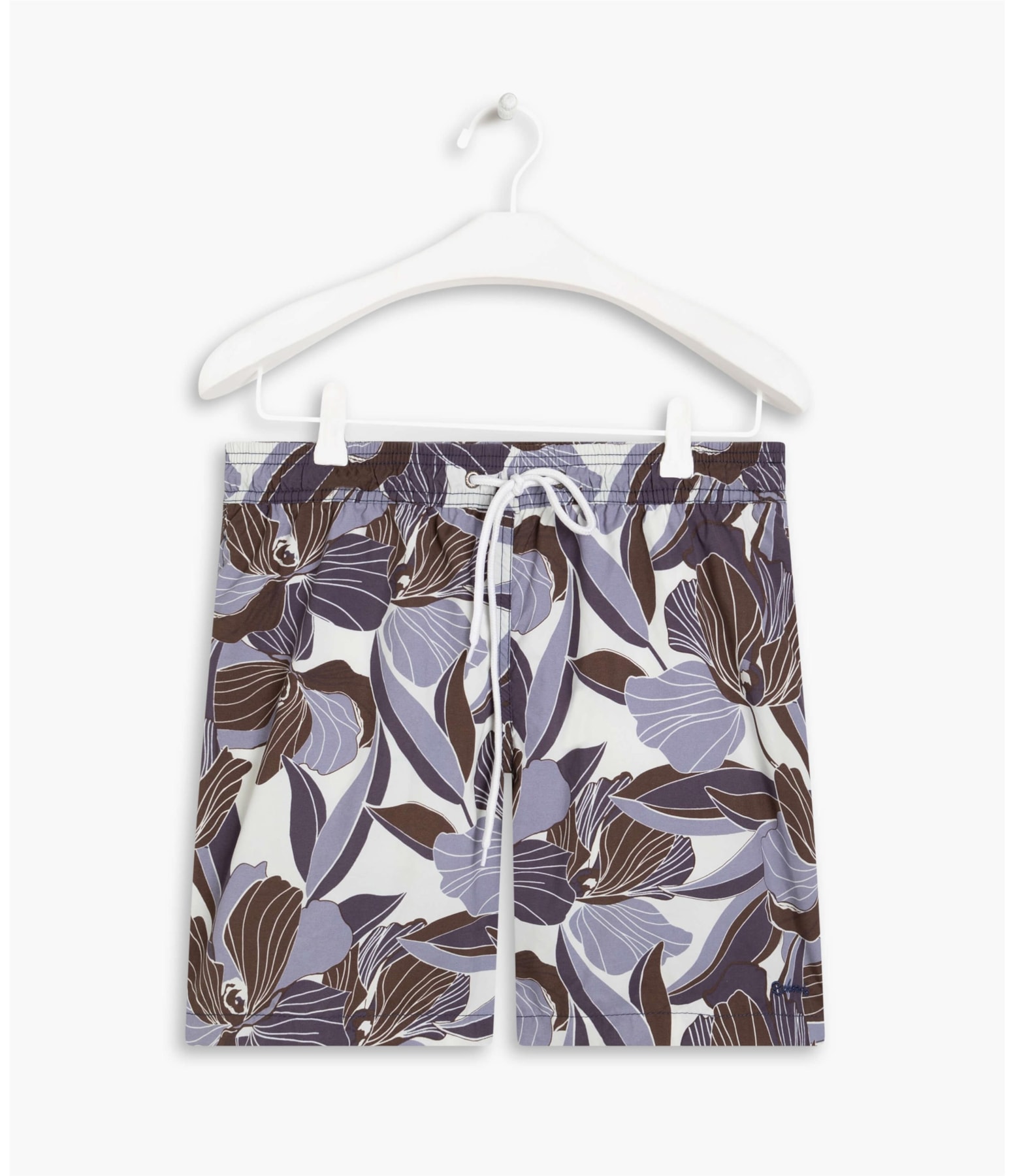 Short Praia Estampa Dust Azul Bic