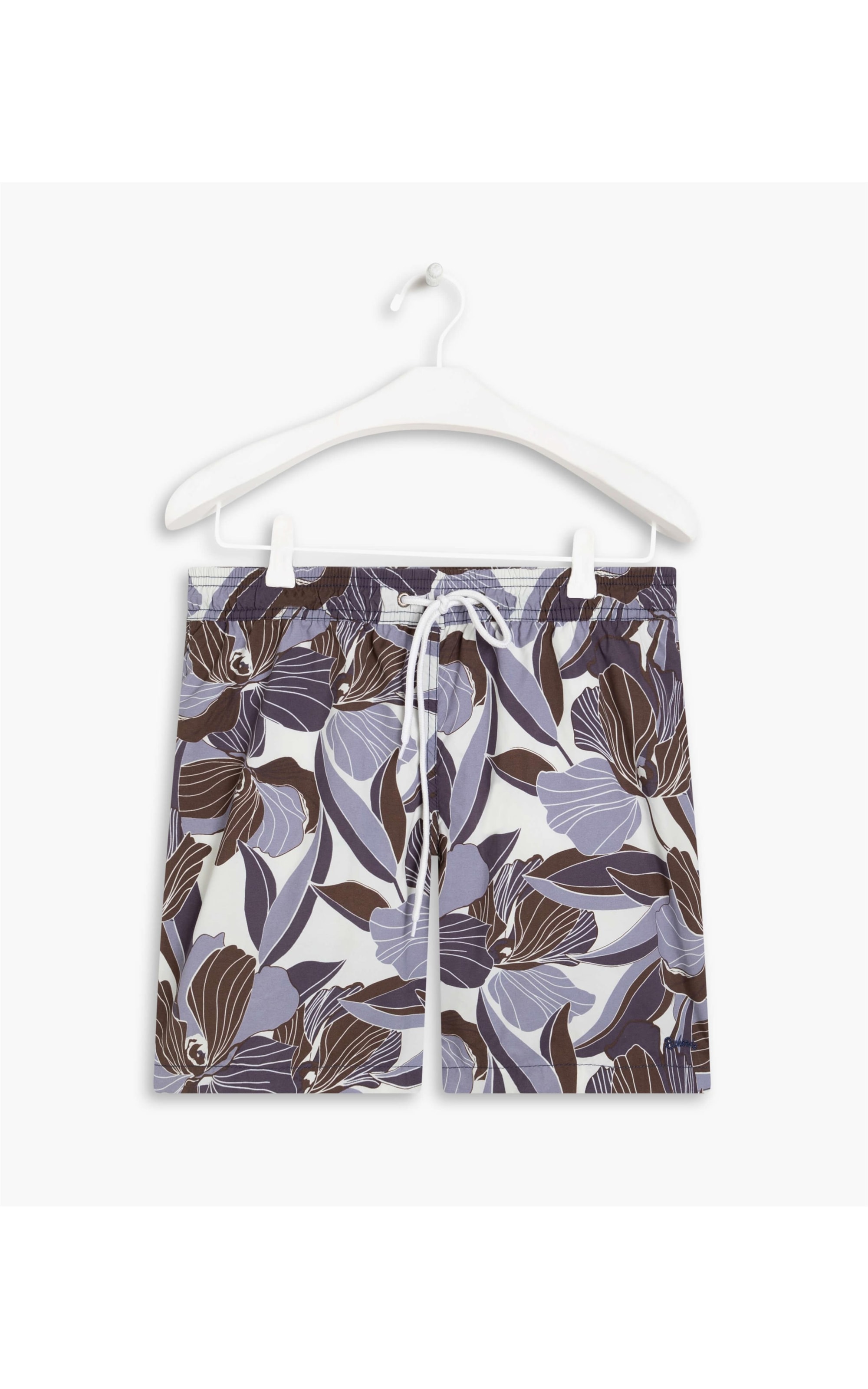 Short Praia Estampa Dust Azul Bic