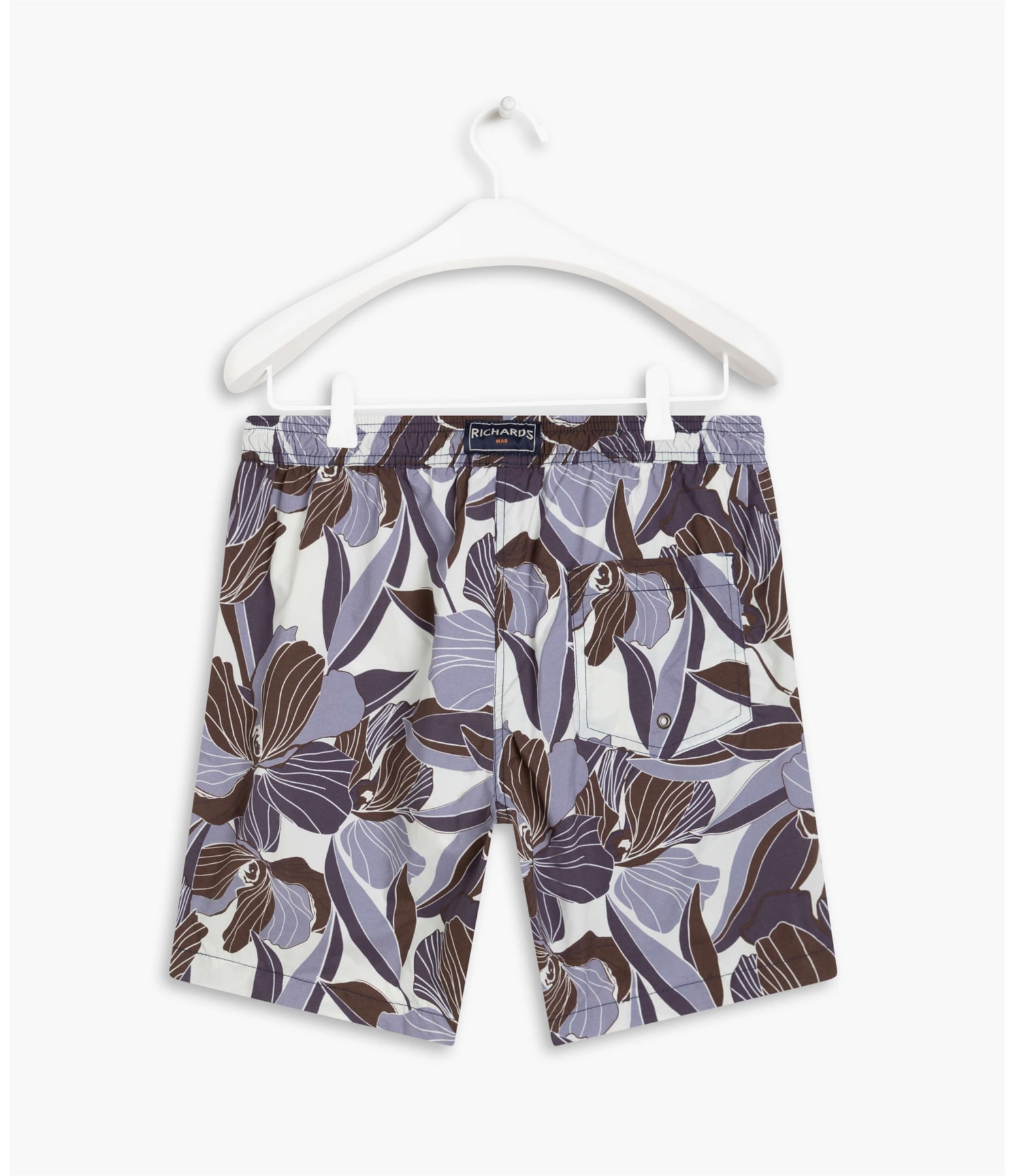Short Praia Estampa Dust Azul Bic