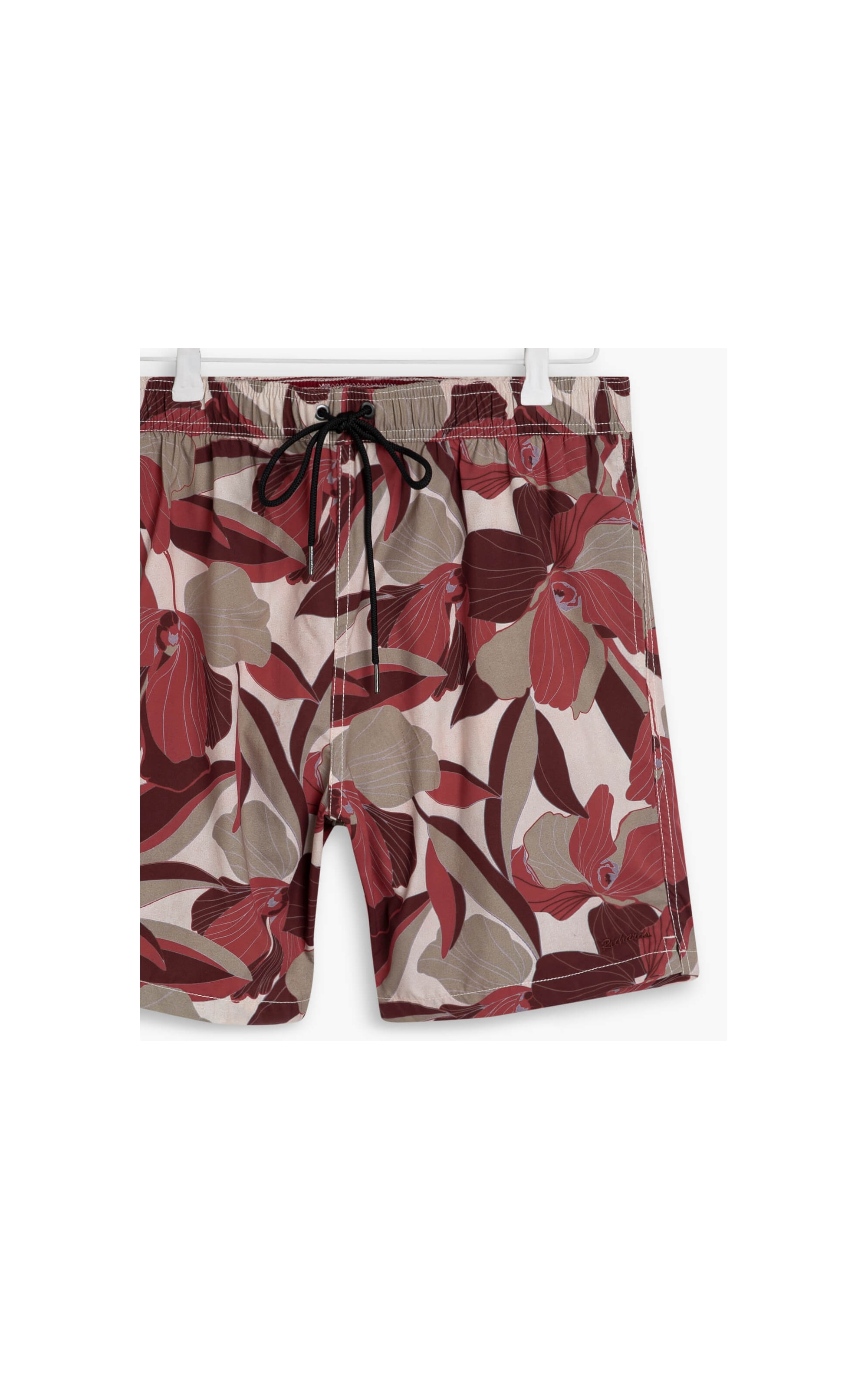 Short Praia Estampa Dust Vermelho