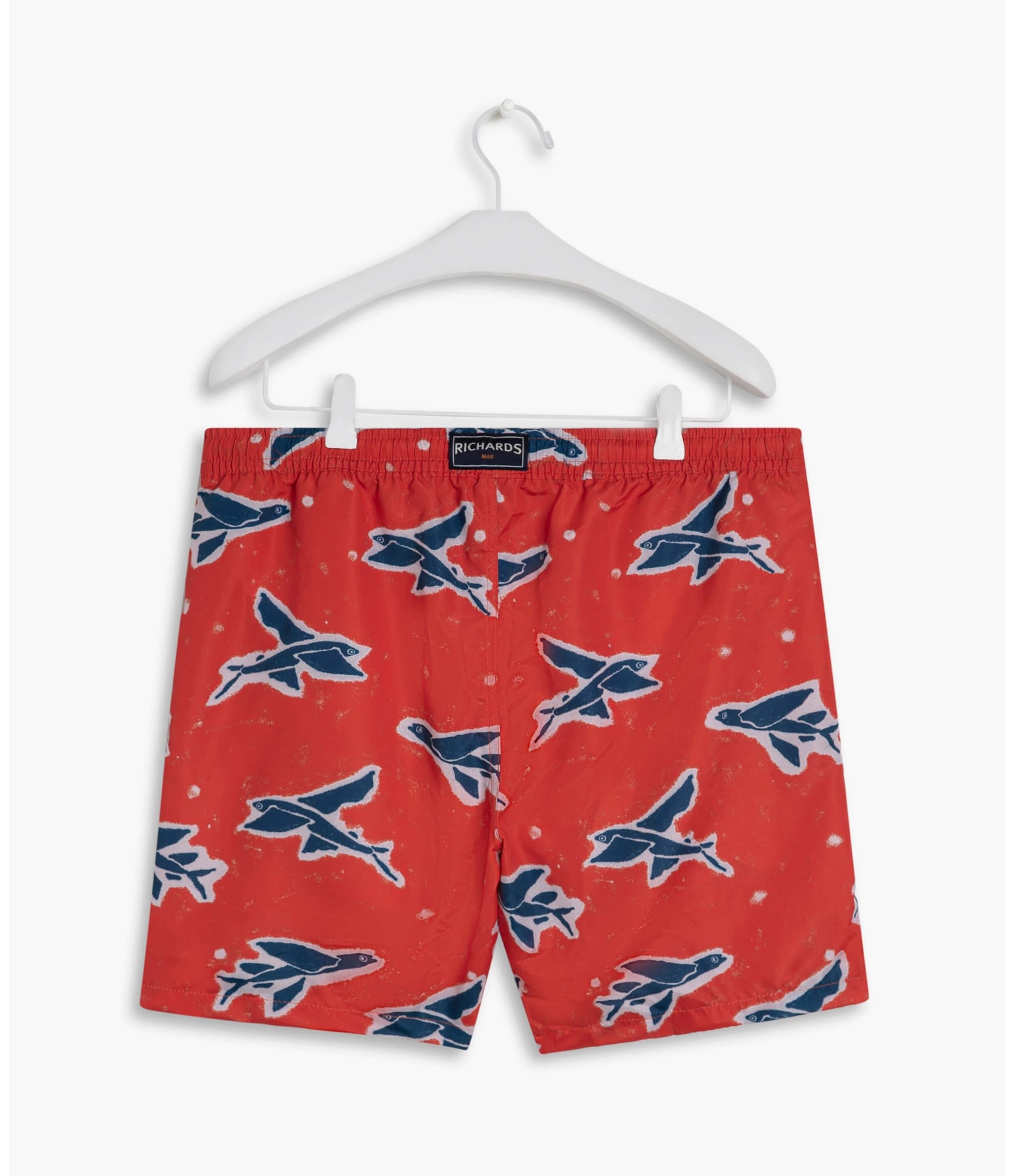 Short Praia Estampa Flying Fish Laranja