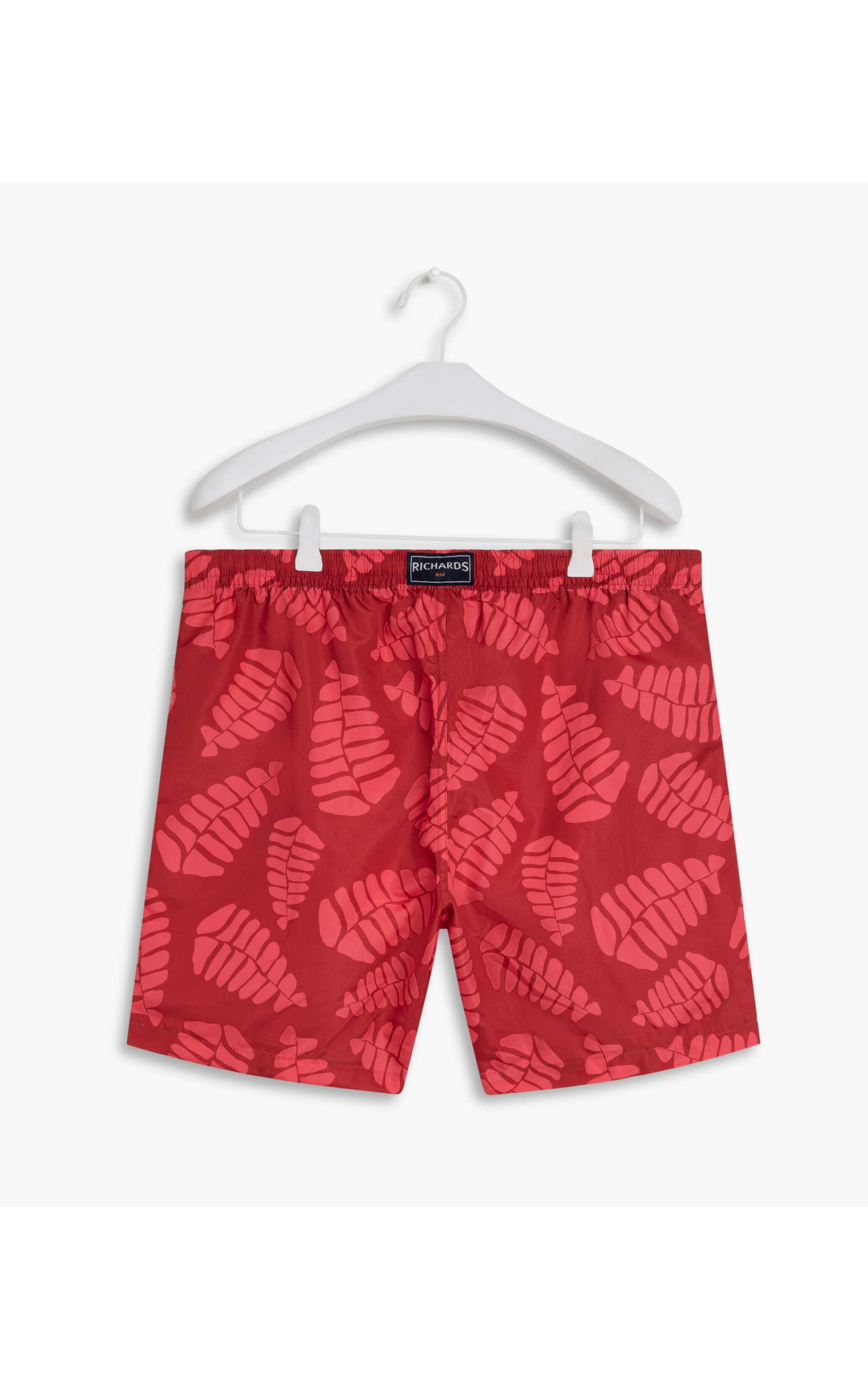 Short Praia Estampa Folhagem Pink