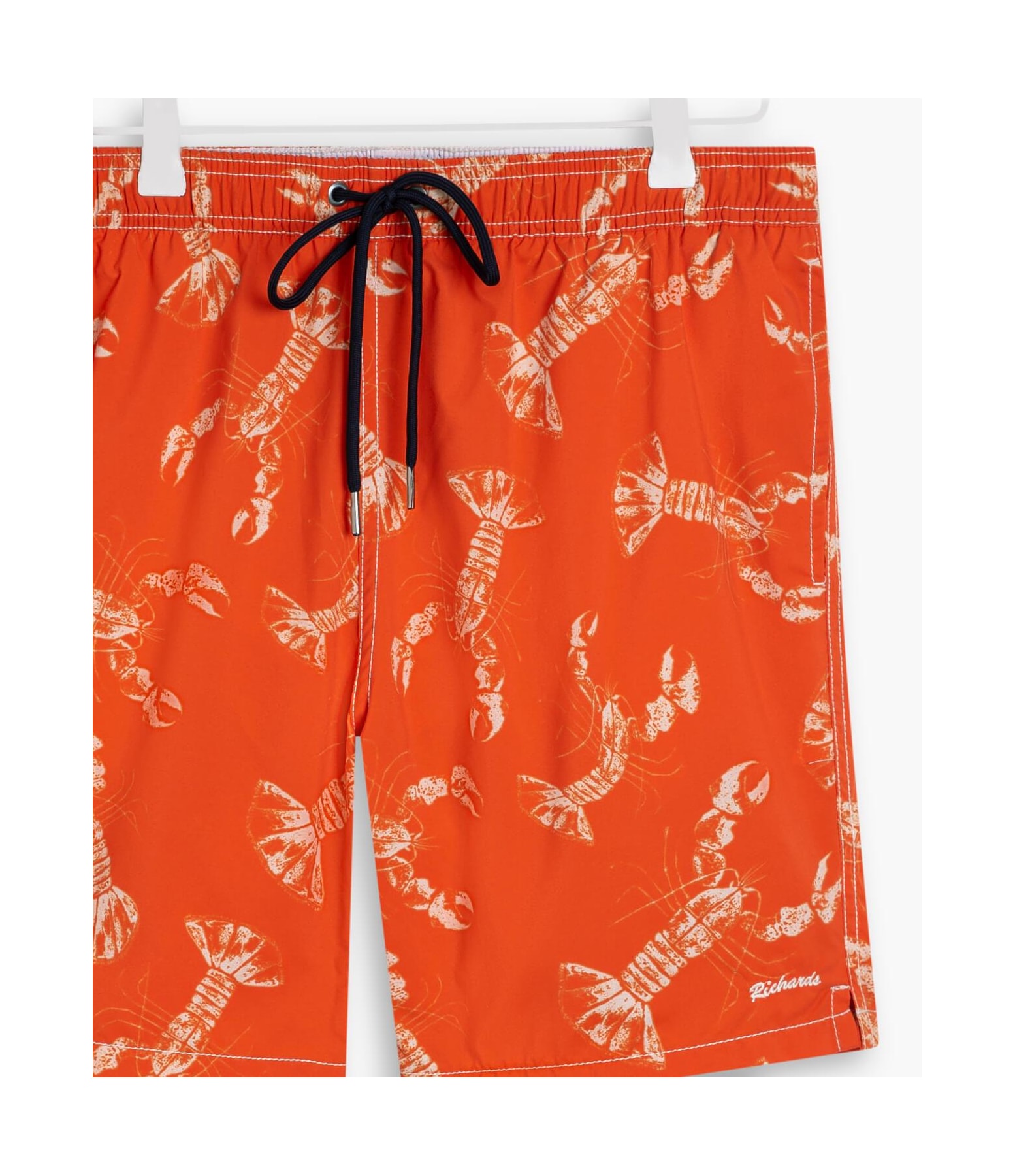 Short Praia Estampa Lobster Laranja