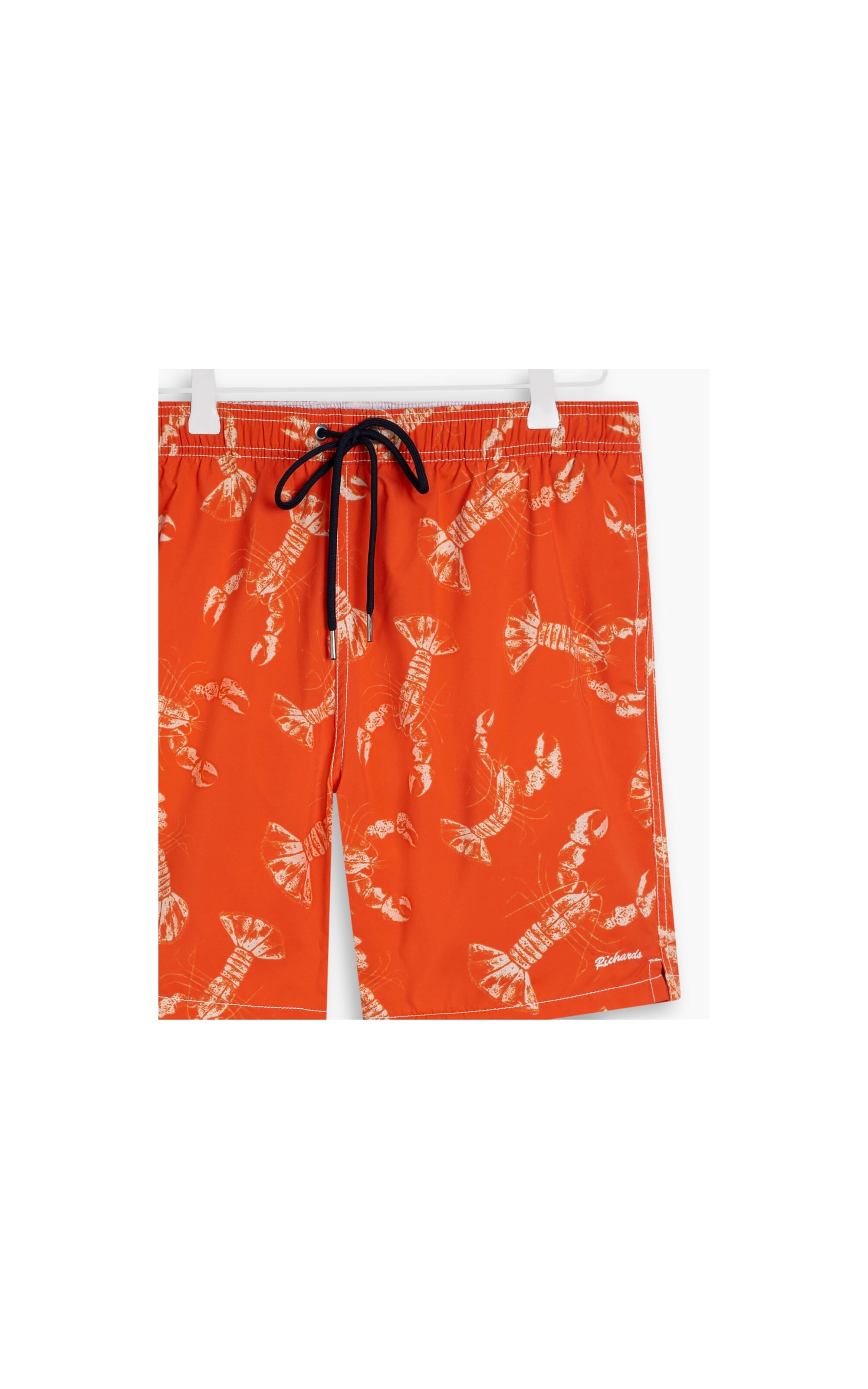 Short Praia Estampa Lobster Laranja