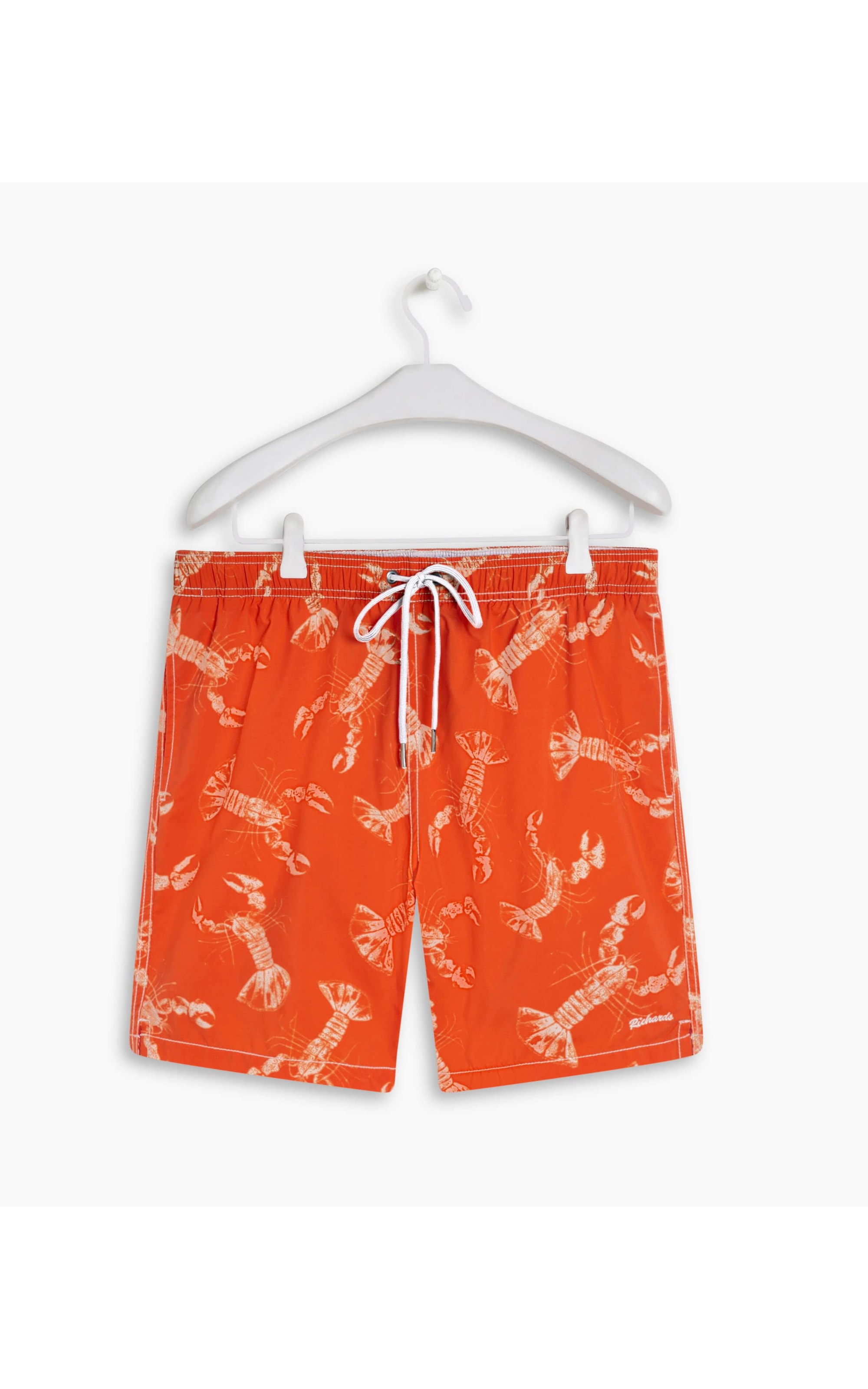 Short Praia Estampa Lobster Laranja