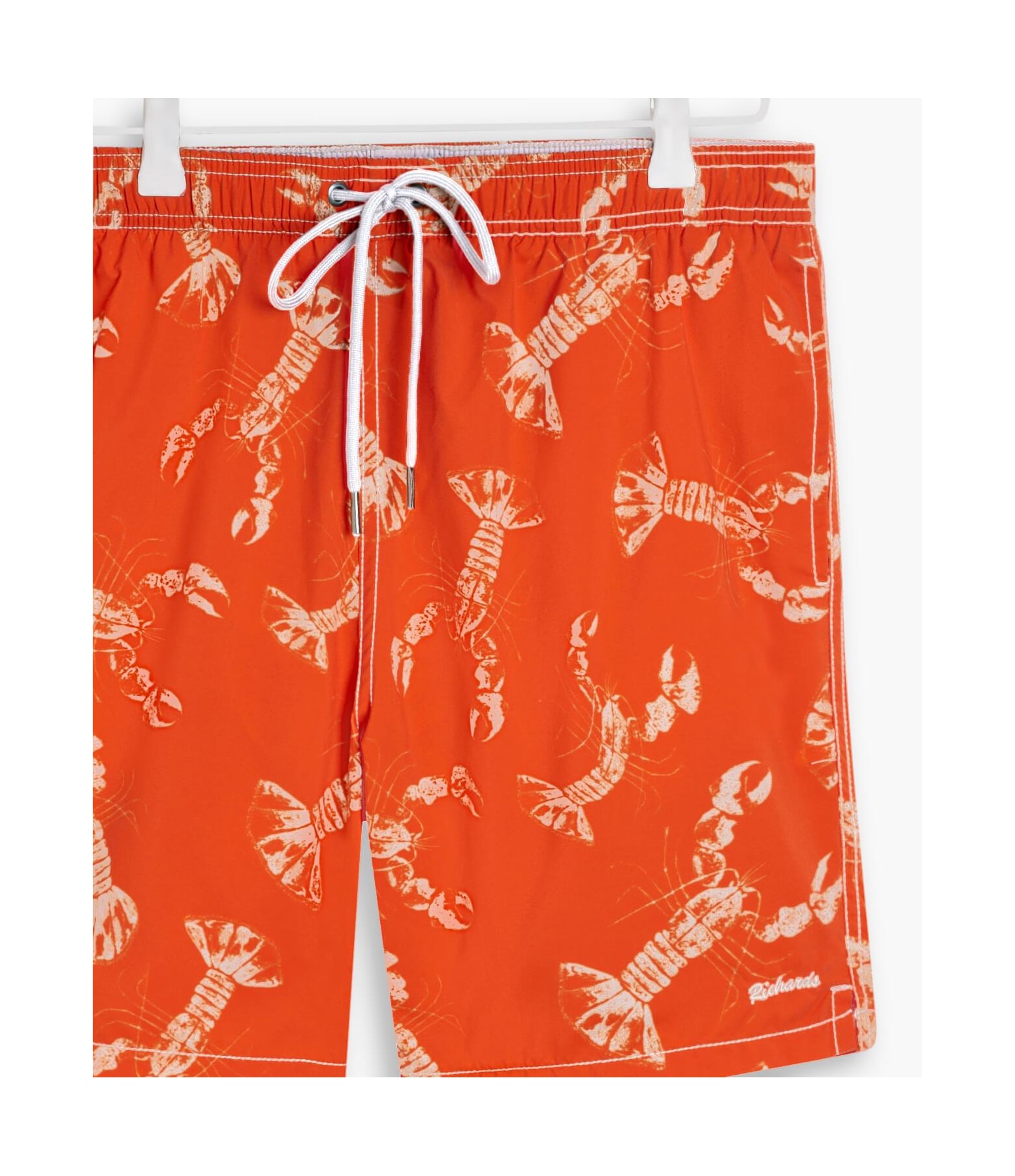 Short Praia Estampa Lobster Laranja