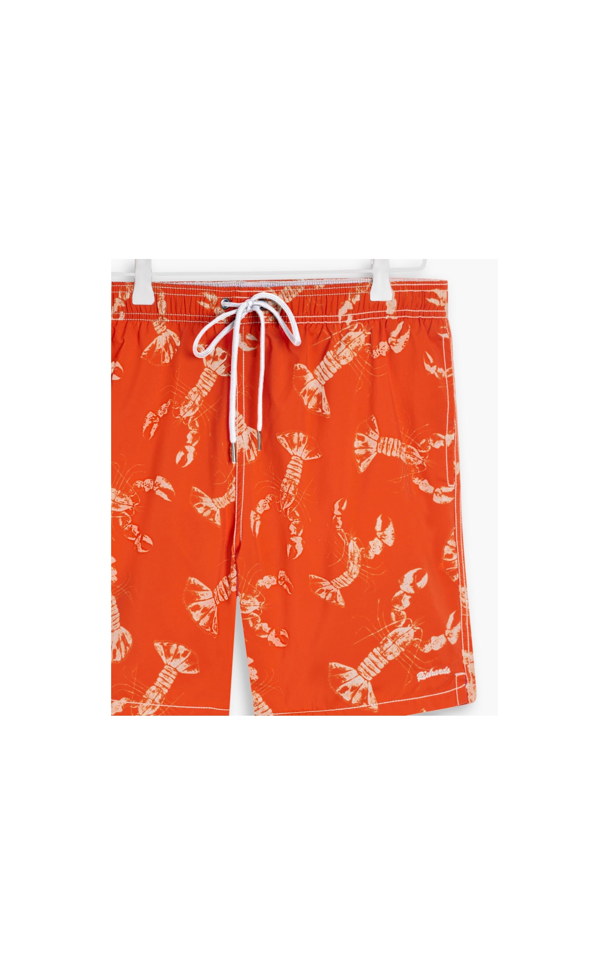 Short Praia Estampa Lobster Laranja