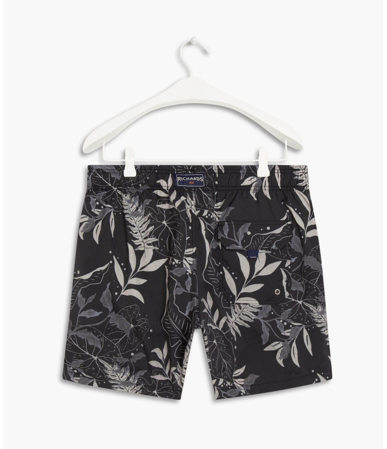 Short Praia Estampa Noki Chumbo Mescla