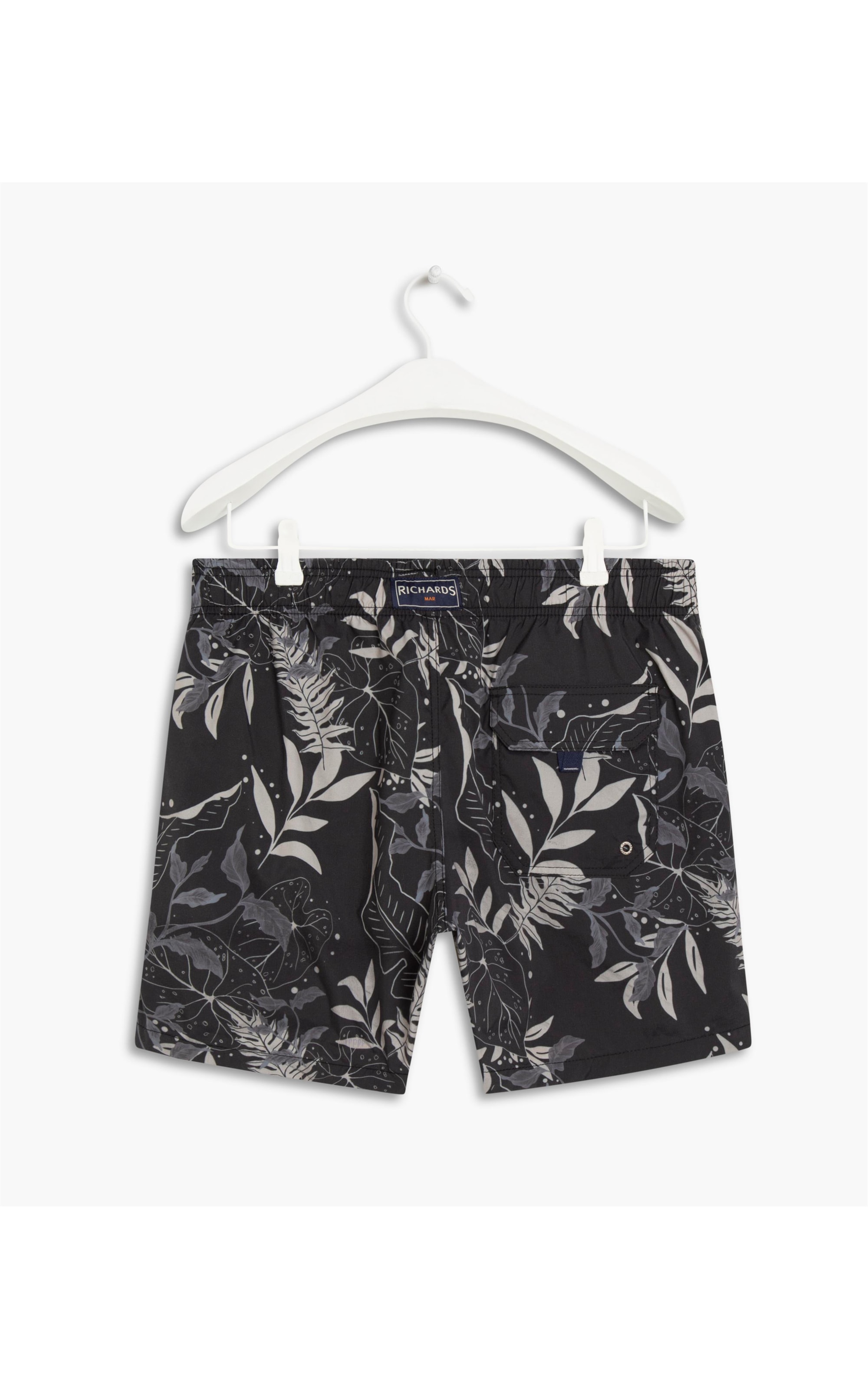 Short Praia Estampa Noki Chumbo Mescla