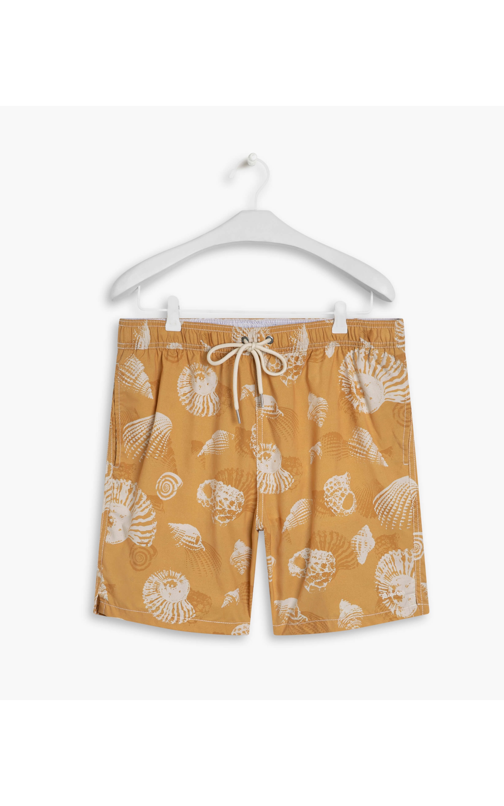 Short Praia Estampa Shell  Amarelo
