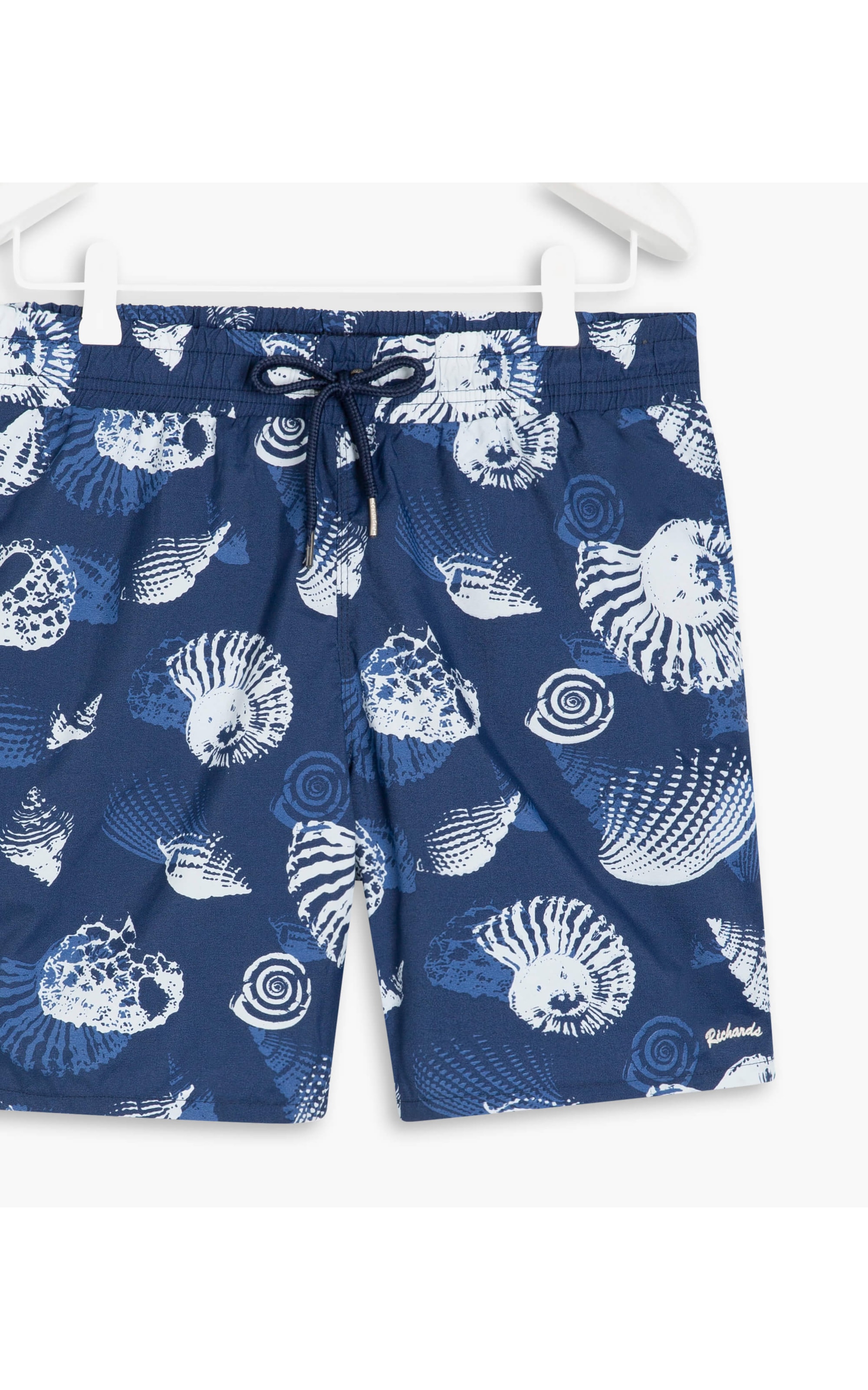 Short Praia Estampa Shell Marinho